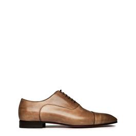 Christian Louboutin Men's Greggo Lace-Up Leather Boat Shoes
