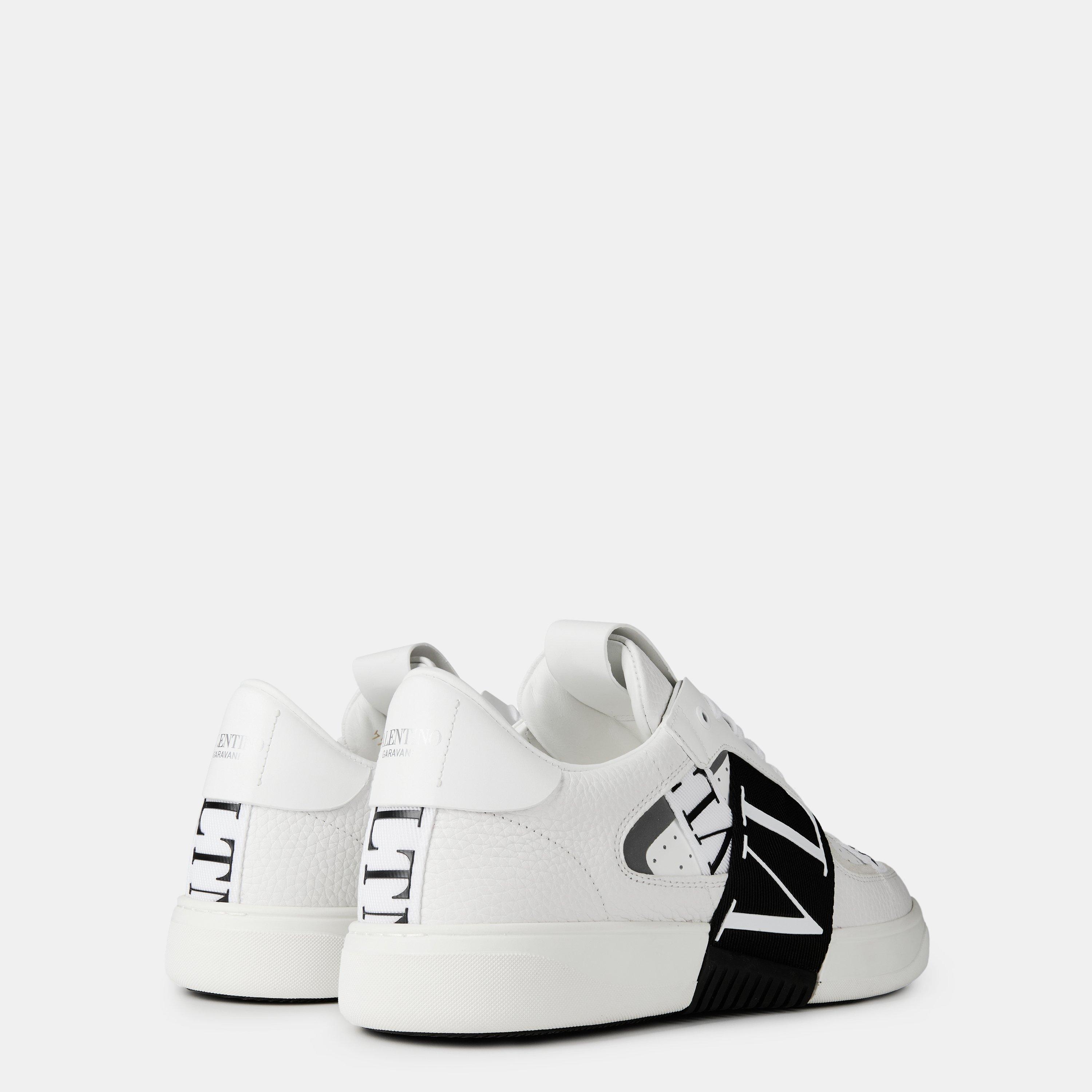 Bianco/Nero - Valentino Garavani - Vltn Low Sneakers - 5