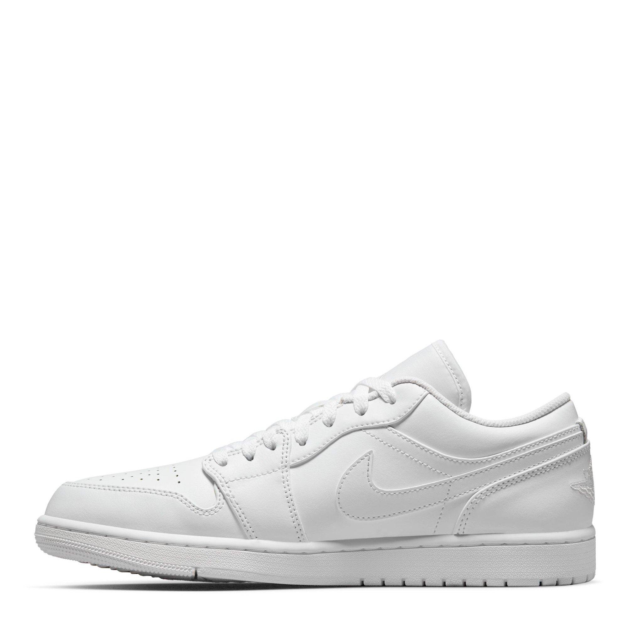 White/White - Air Jordan - Mens Air Jordan 1 Low - 2