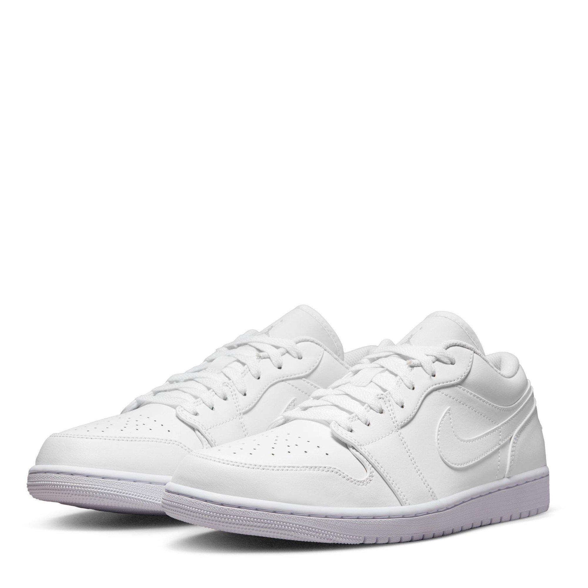 White/White - Air Jordan - Mens Air Jordan 1 Low - 3