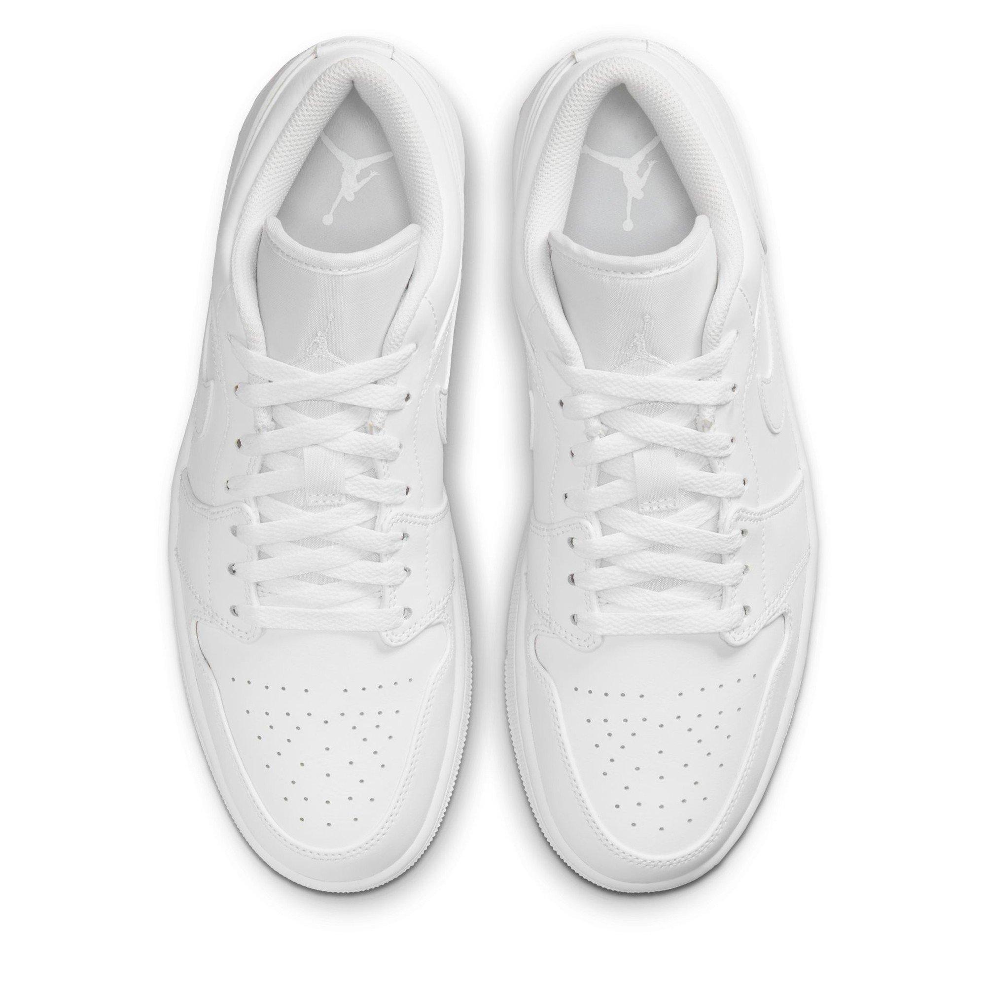 White/White - Air Jordan - Mens Air Jordan 1 Low - 5