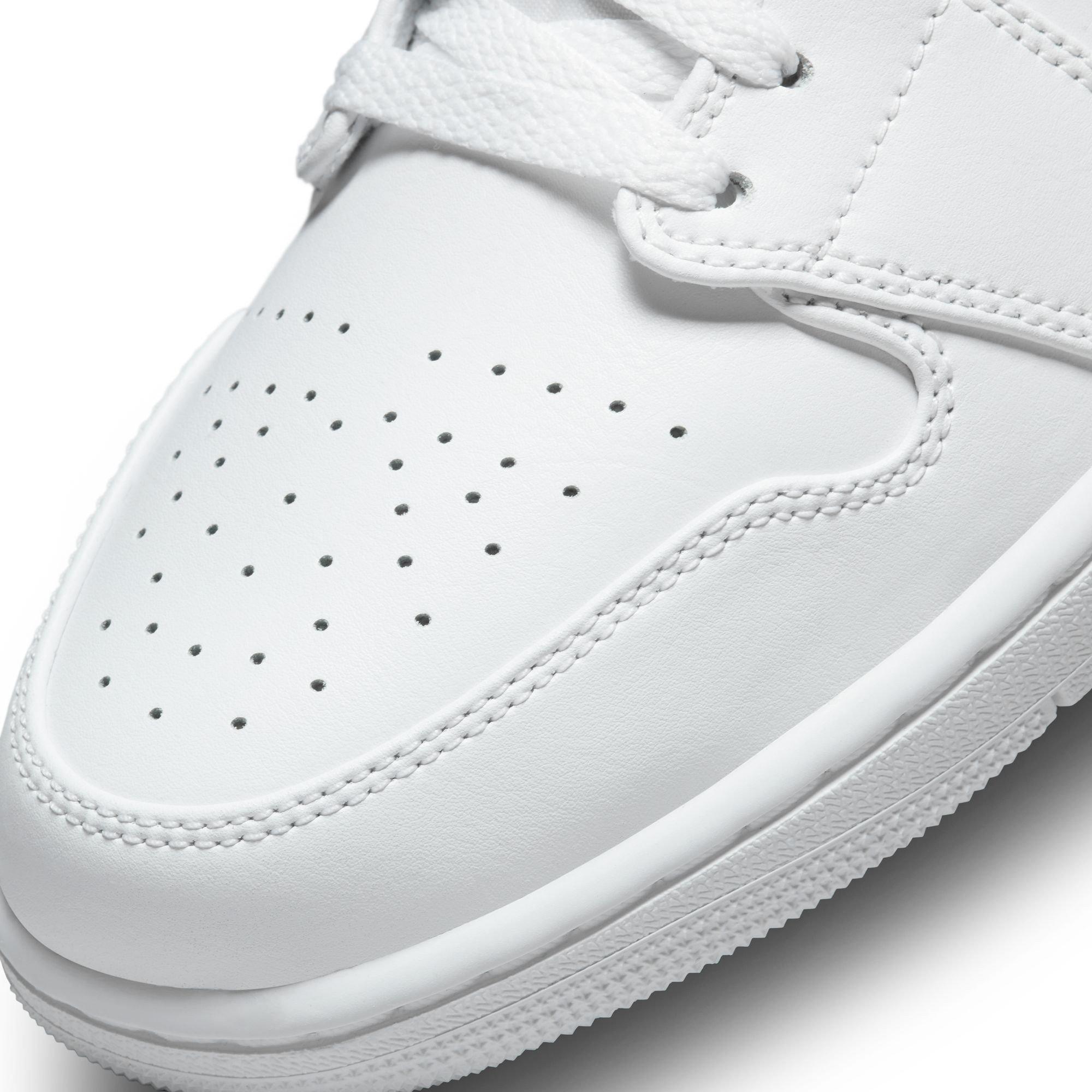 White/White - Air Jordan - Mens Air Jordan 1 Low - 8
