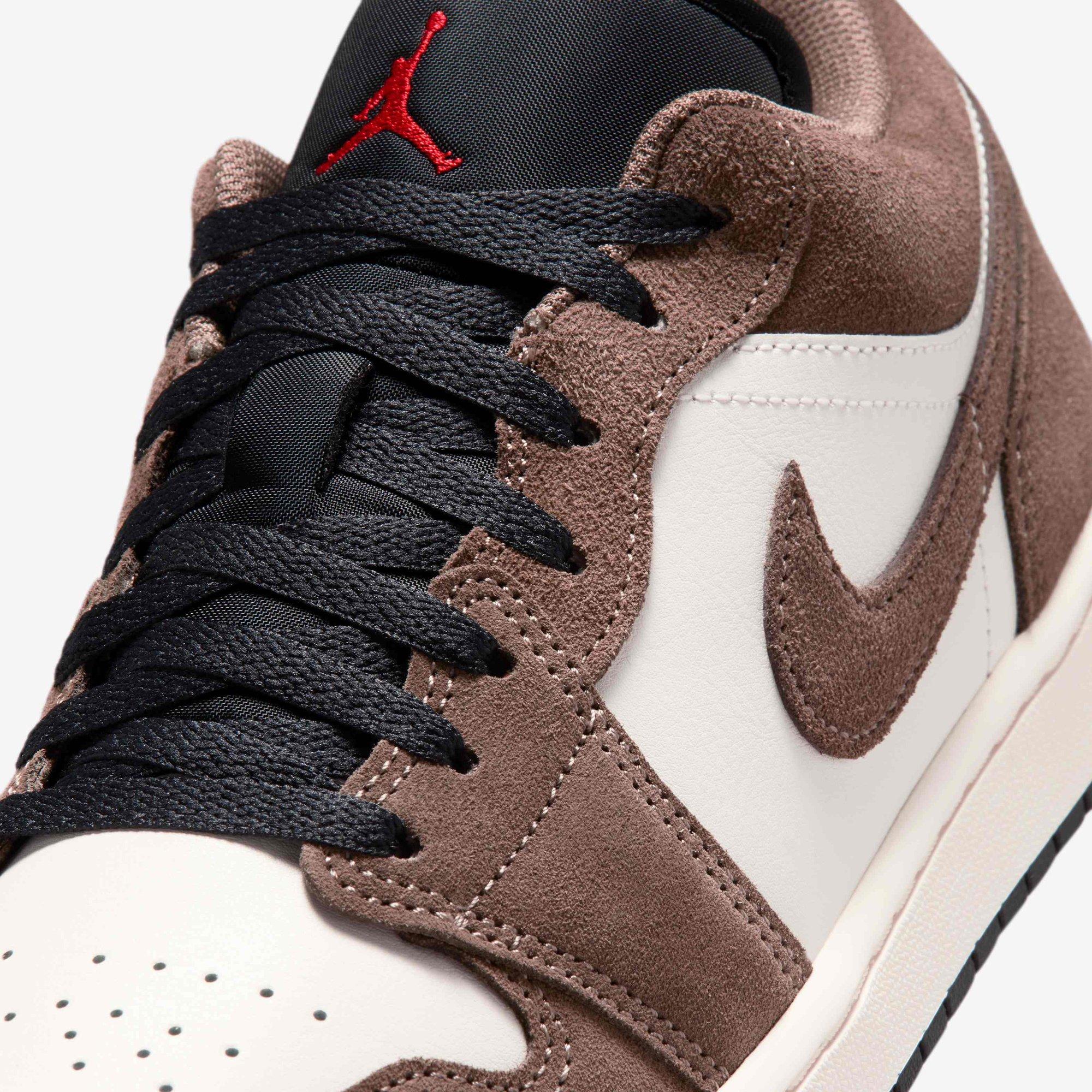 Paomino/Black - Air Jordan - Mens Air Jordan 1 Low - 7