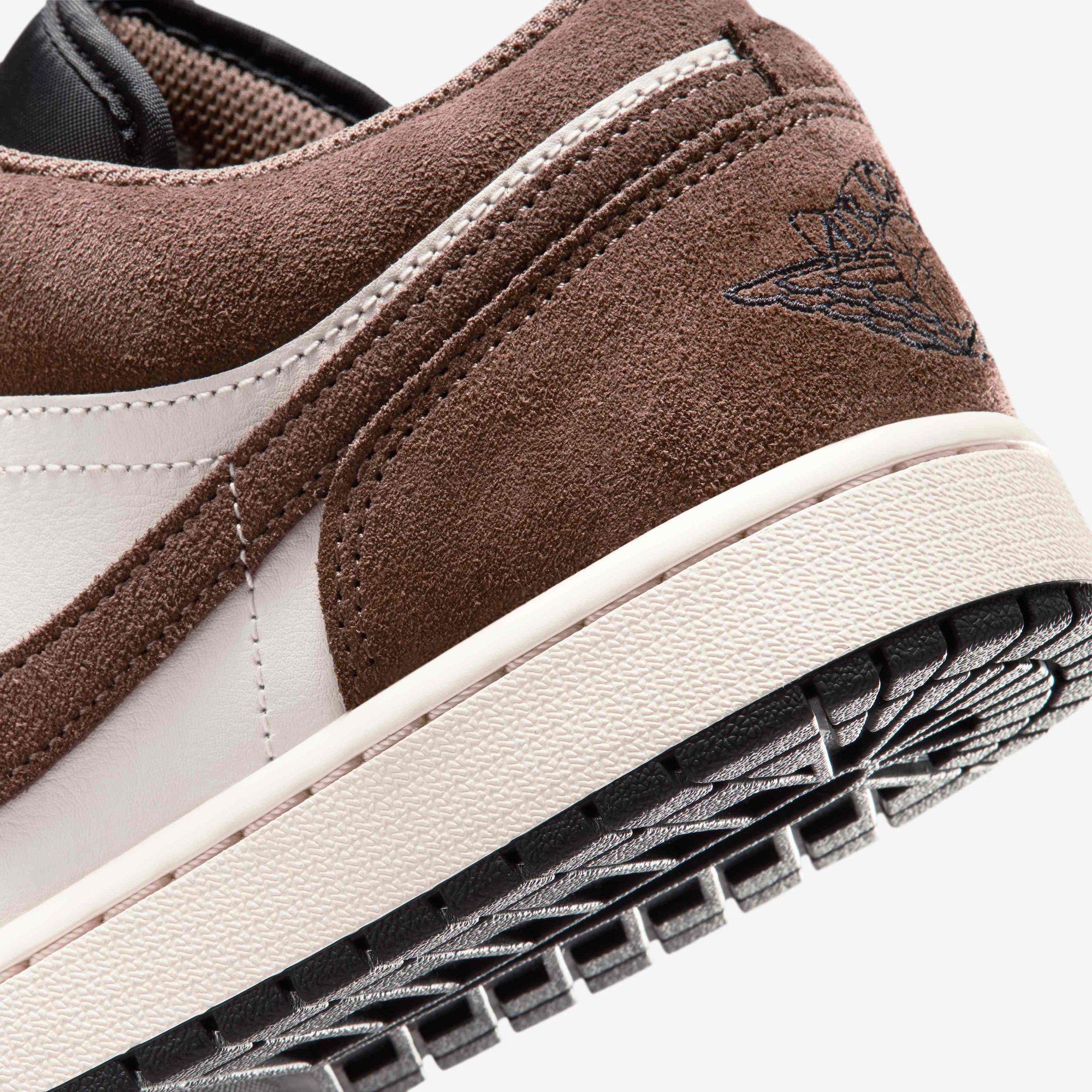 Paomino/Black - Air Jordan - Mens Air Jordan 1 Low - 8