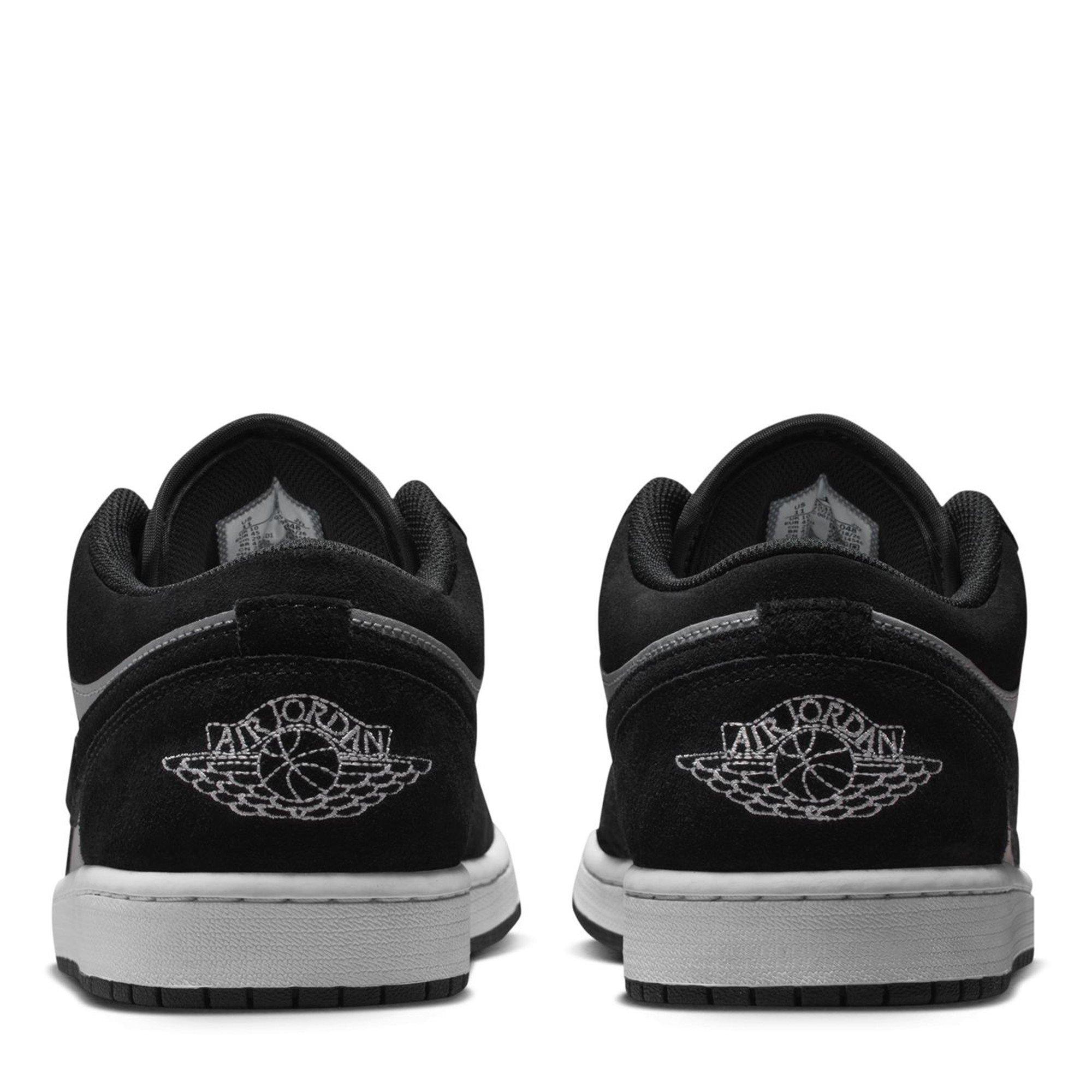 Black/Smoke - Air Jordan - Mens Air Jordan 1 Low - 4