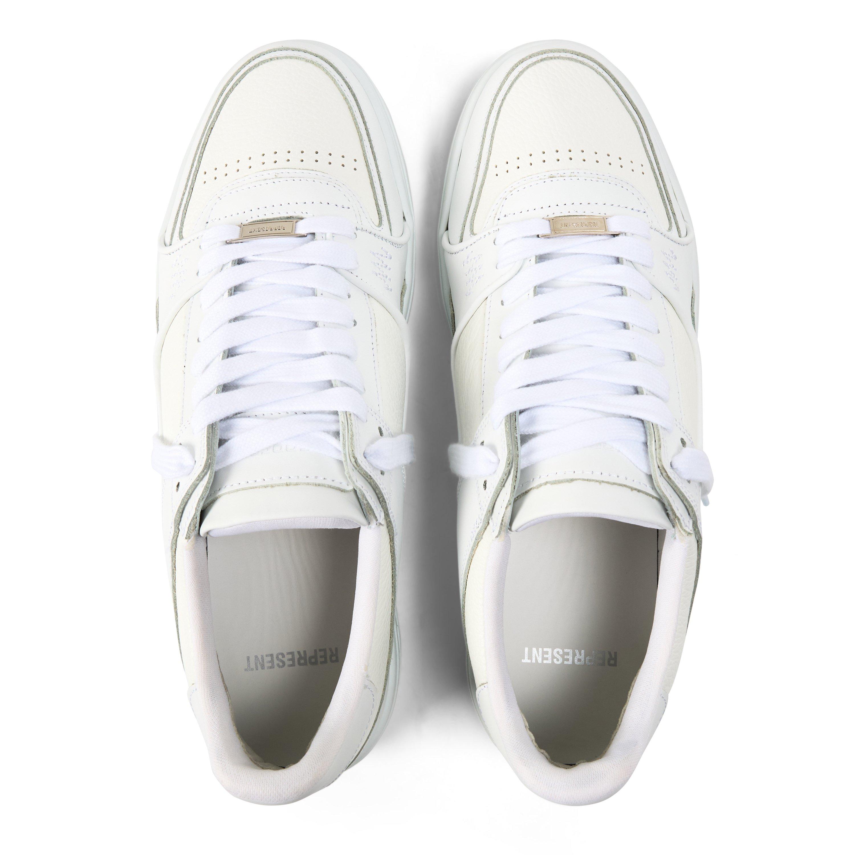 Triple White - Represent - Men's Apex Low-Top Trainers - 4