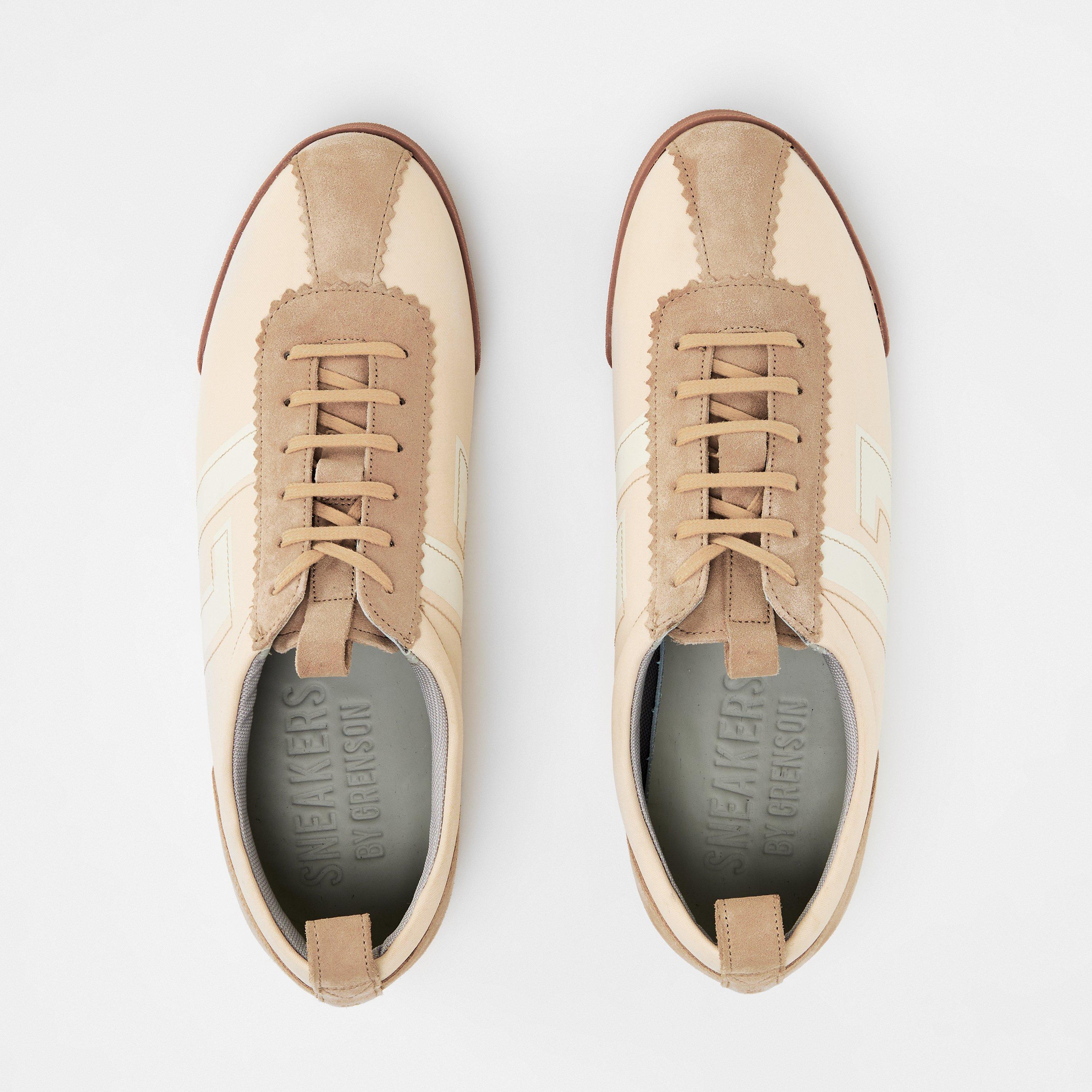 Beige Canvas - Grenson - Sneaker 80 Trainers - 5