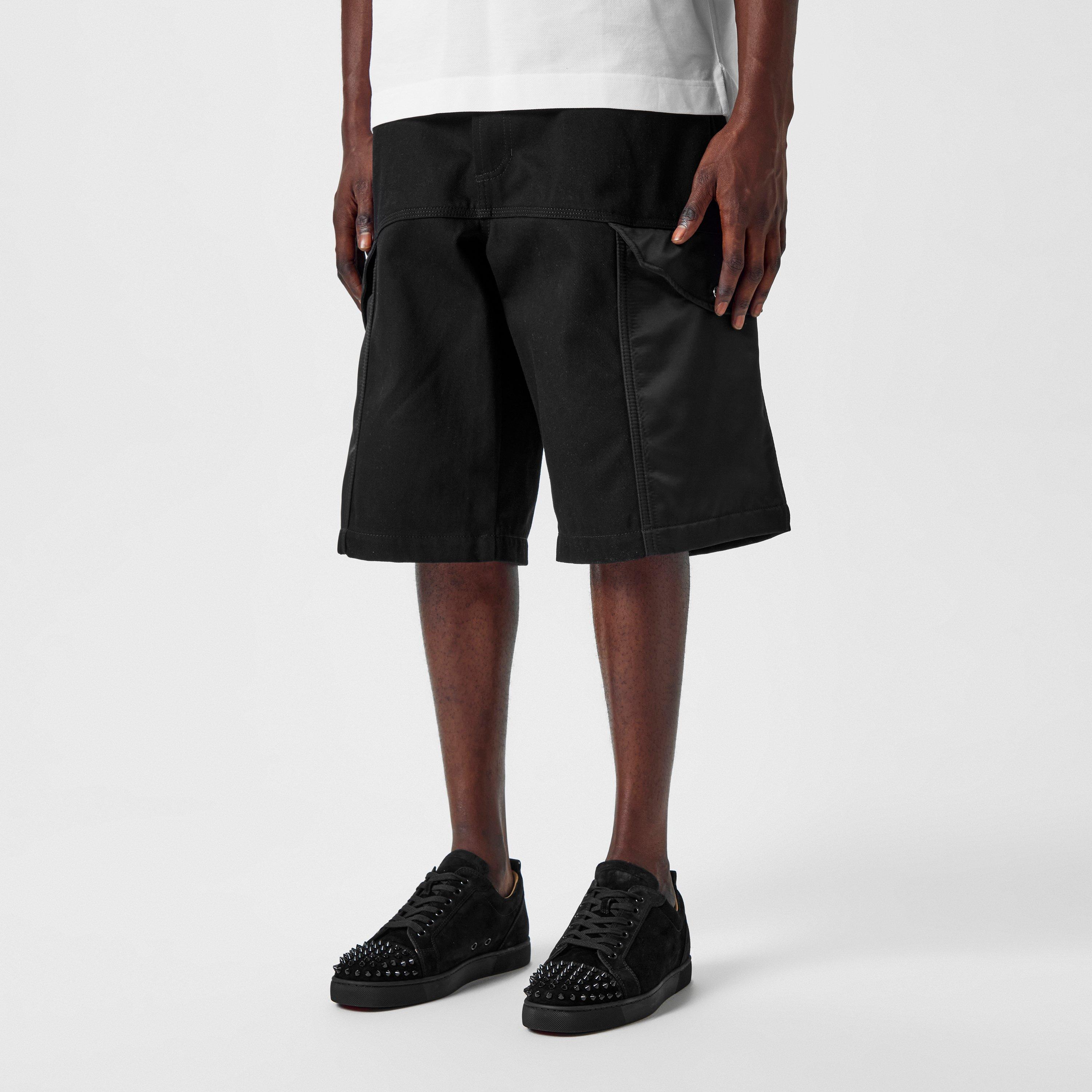 Black Suede - Christian Louboutin - Men's Louis Junior Spikes Suede Trainers - 2