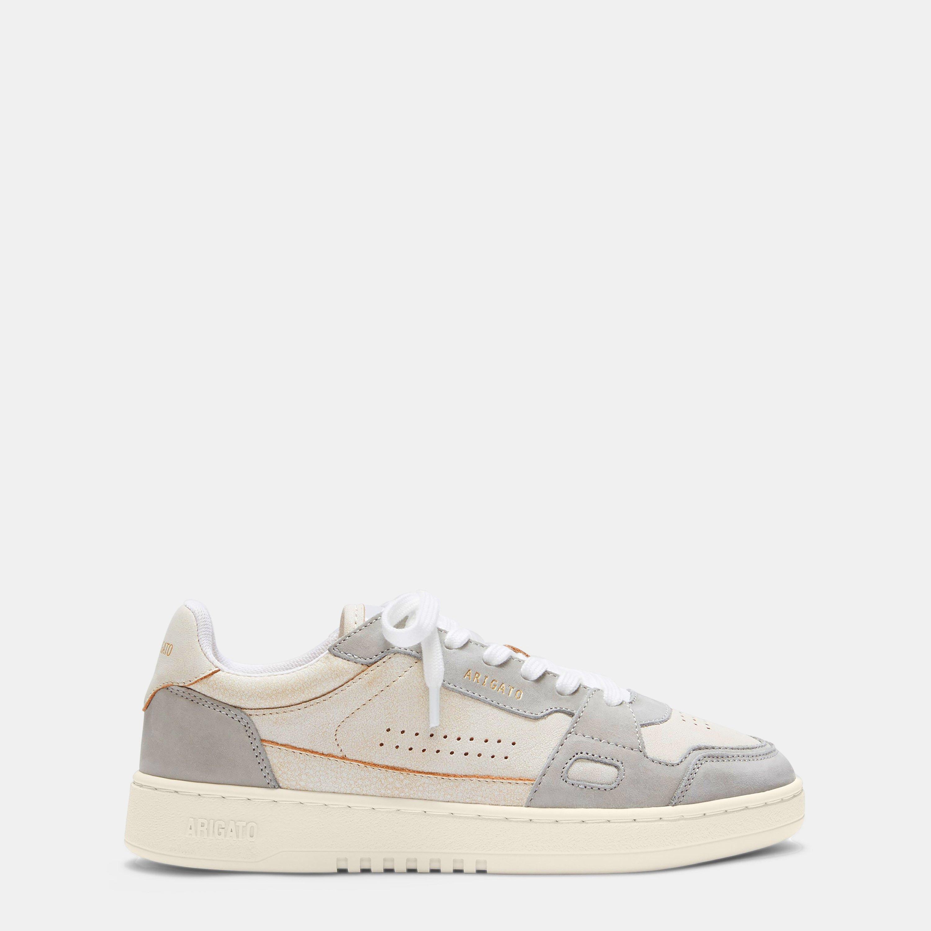 Axel Arigato Men's Dice Low Leather Trainers - Beige/Grey - Size 8 (42)