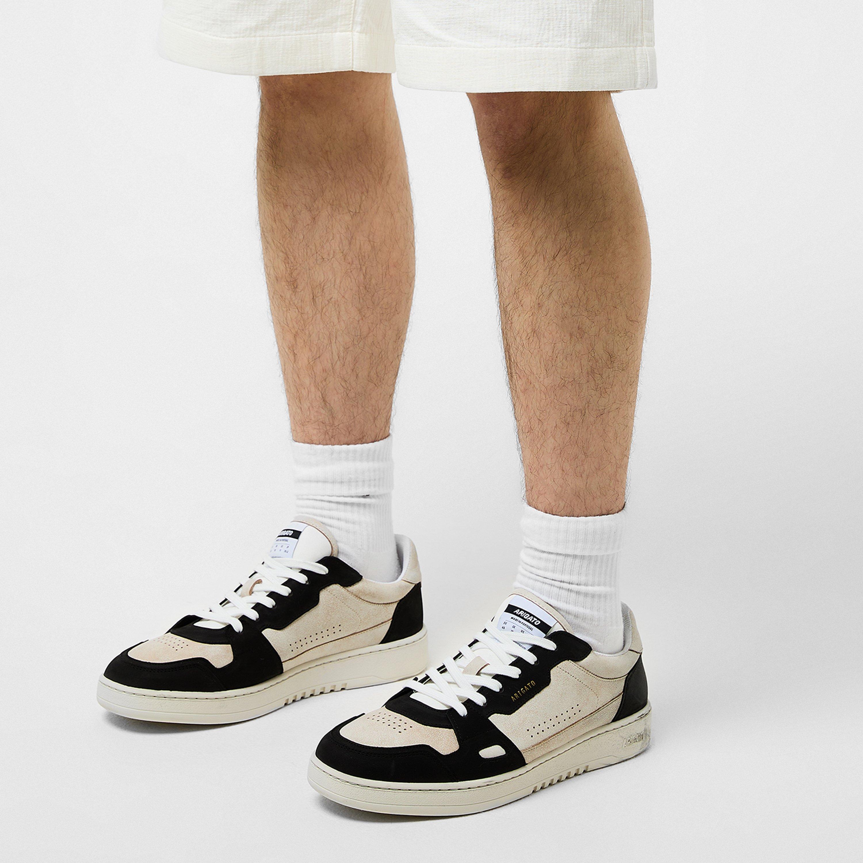 Beige/Black - Axel Arigato - Men's Dice Low Leather Trainers - 2