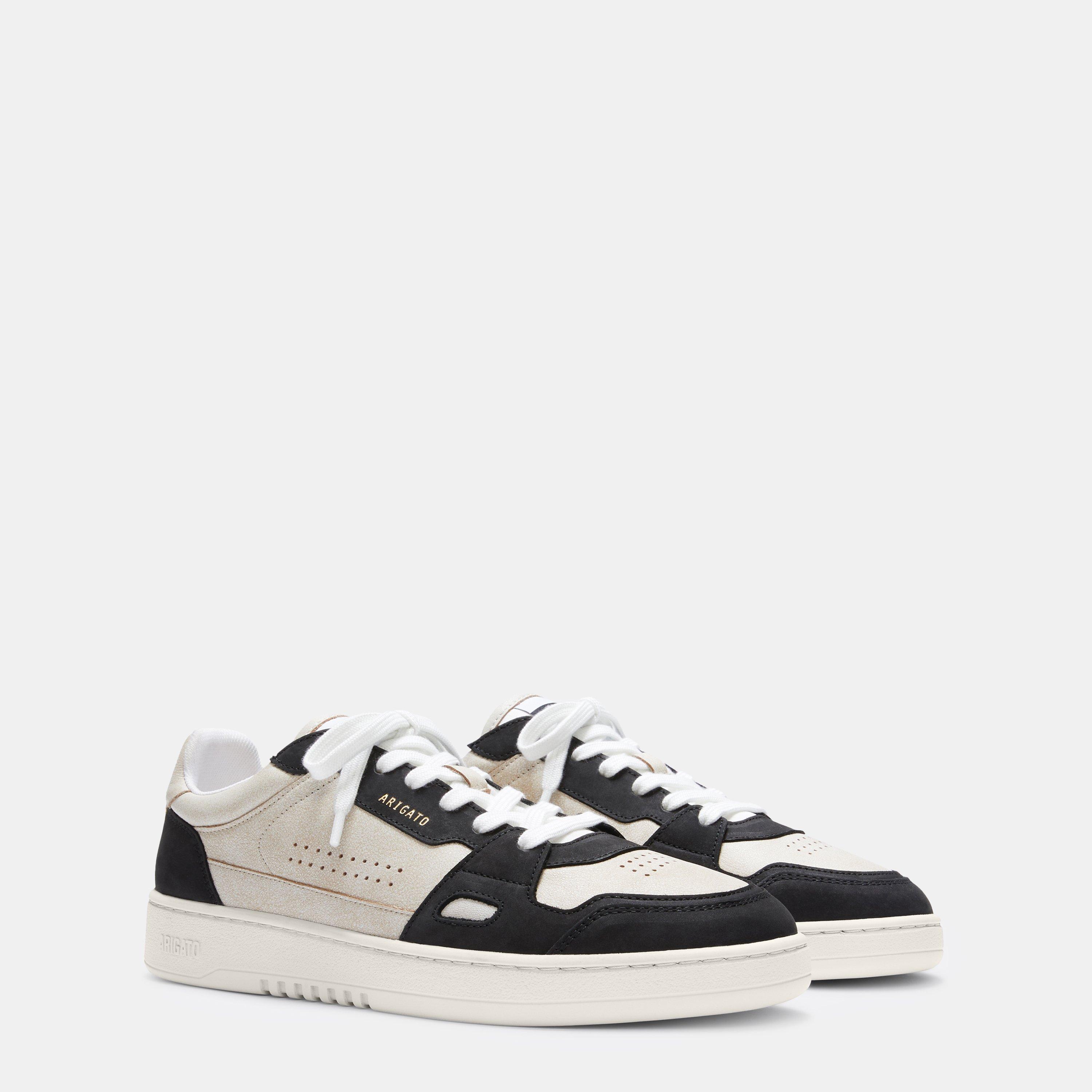 Beige/Black - Axel Arigato - Men's Dice Low Leather Trainers - 3