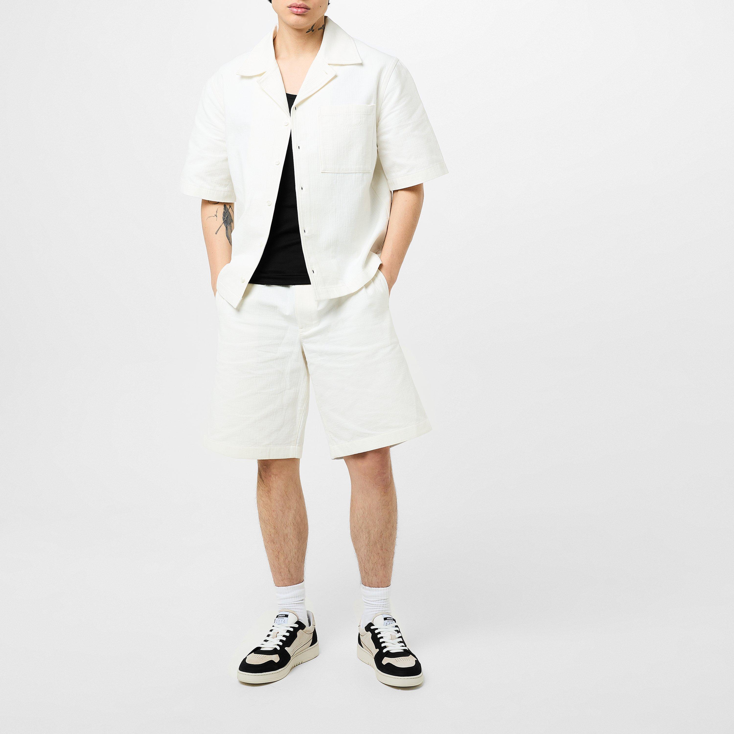 Beige/Black - Axel Arigato - Men's Dice Low Leather Trainers - 6