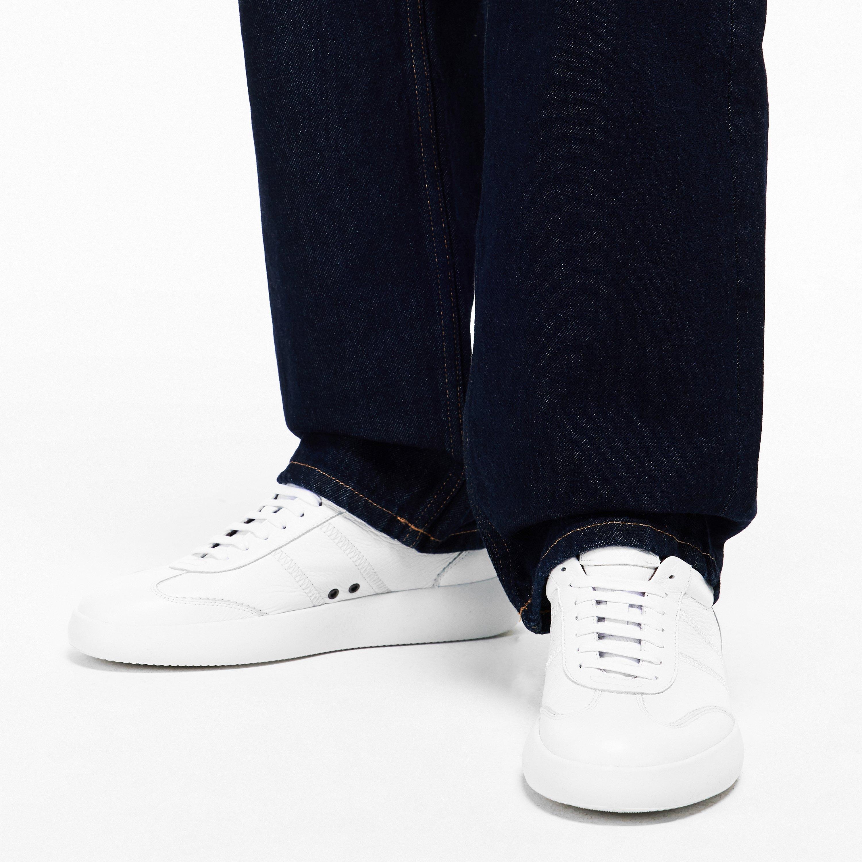 White - Brioni - Men's Olympia Low-Top Trainers - 3