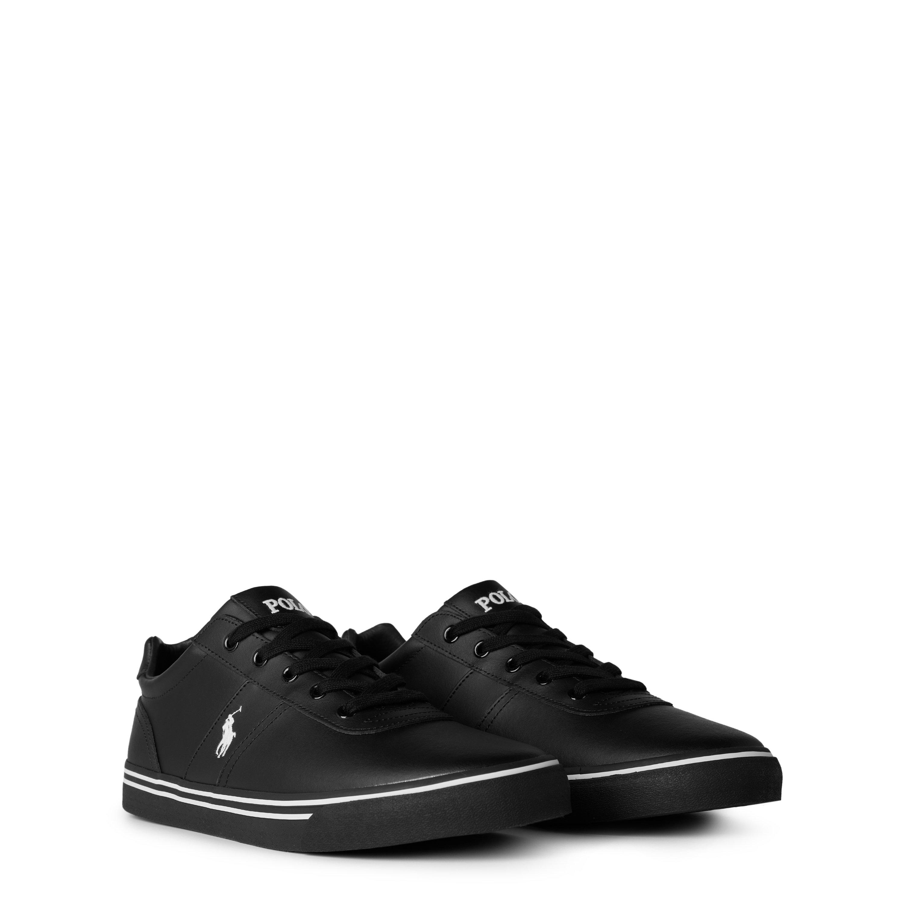 Black/Black - Polo Ralph Lauren - Hanford Low Top Trainers - 4
