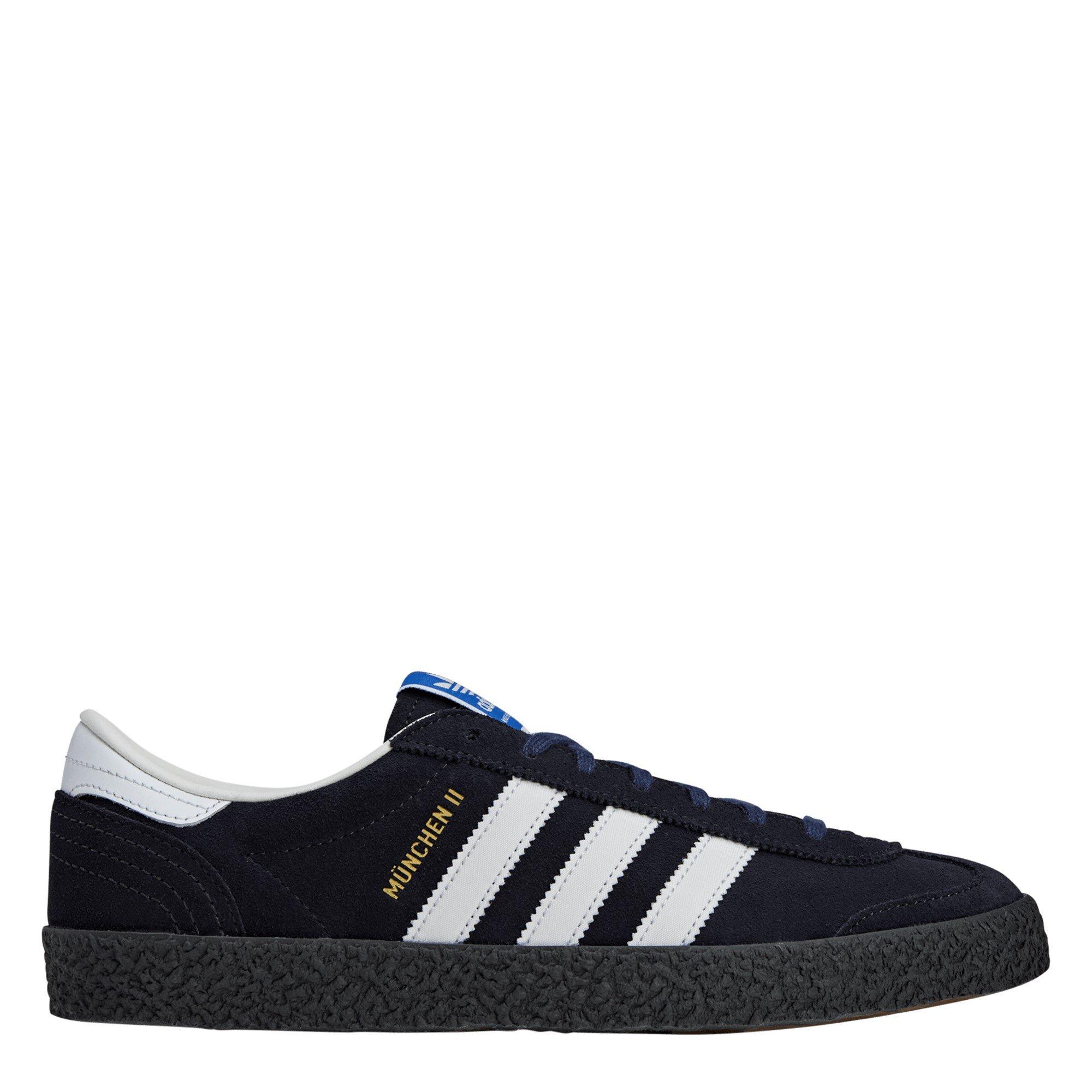 Navy/Black - adidas - Mens Munchen II SPZL Shoes - 1