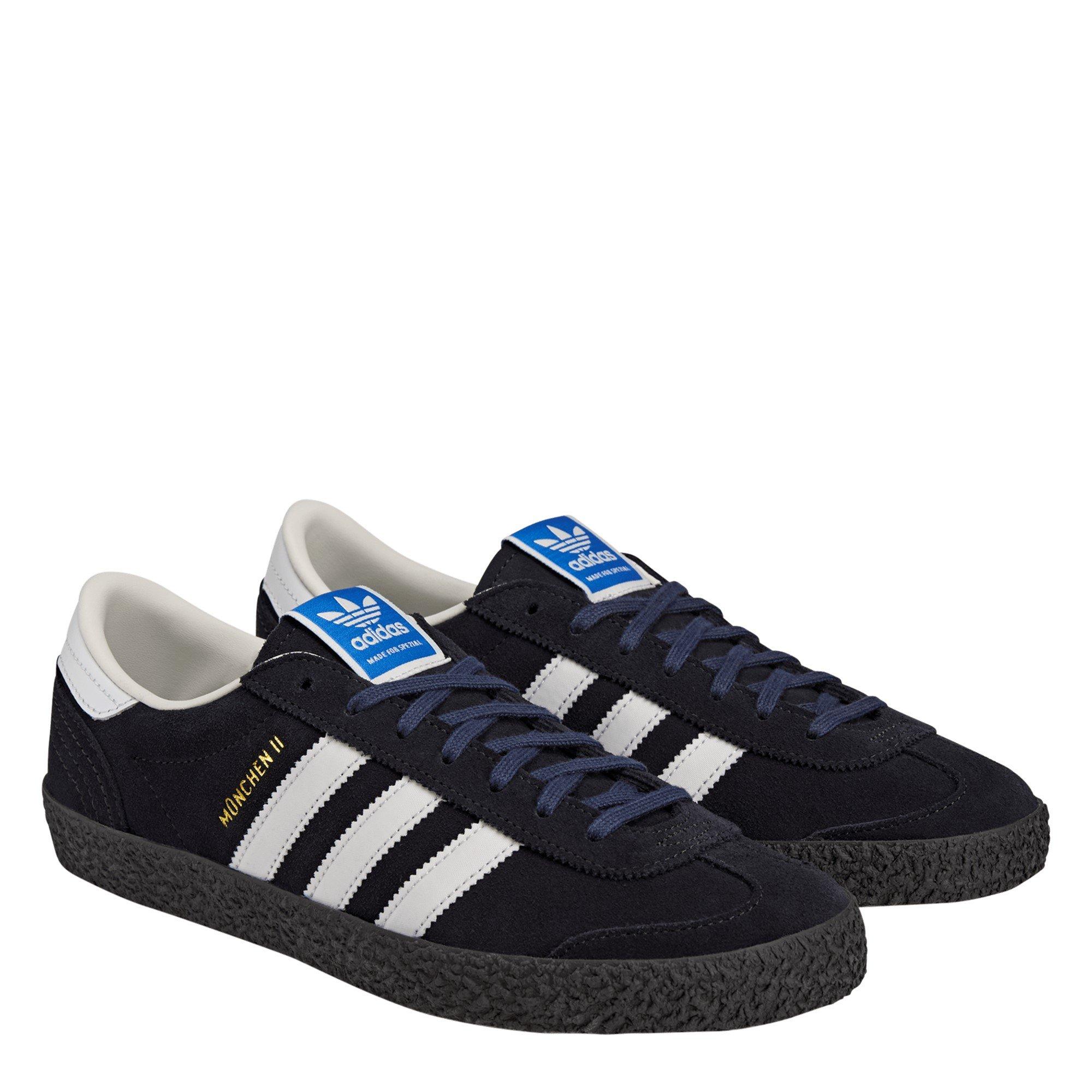 Navy/Black - adidas - Mens Munchen II SPZL Shoes - 3