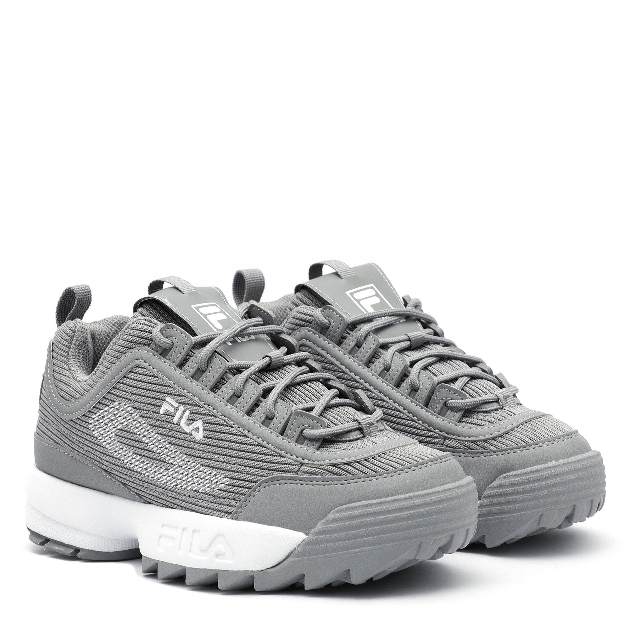 Grey/Wht/Grey - Fila - 2 Trainers Juniors - 5