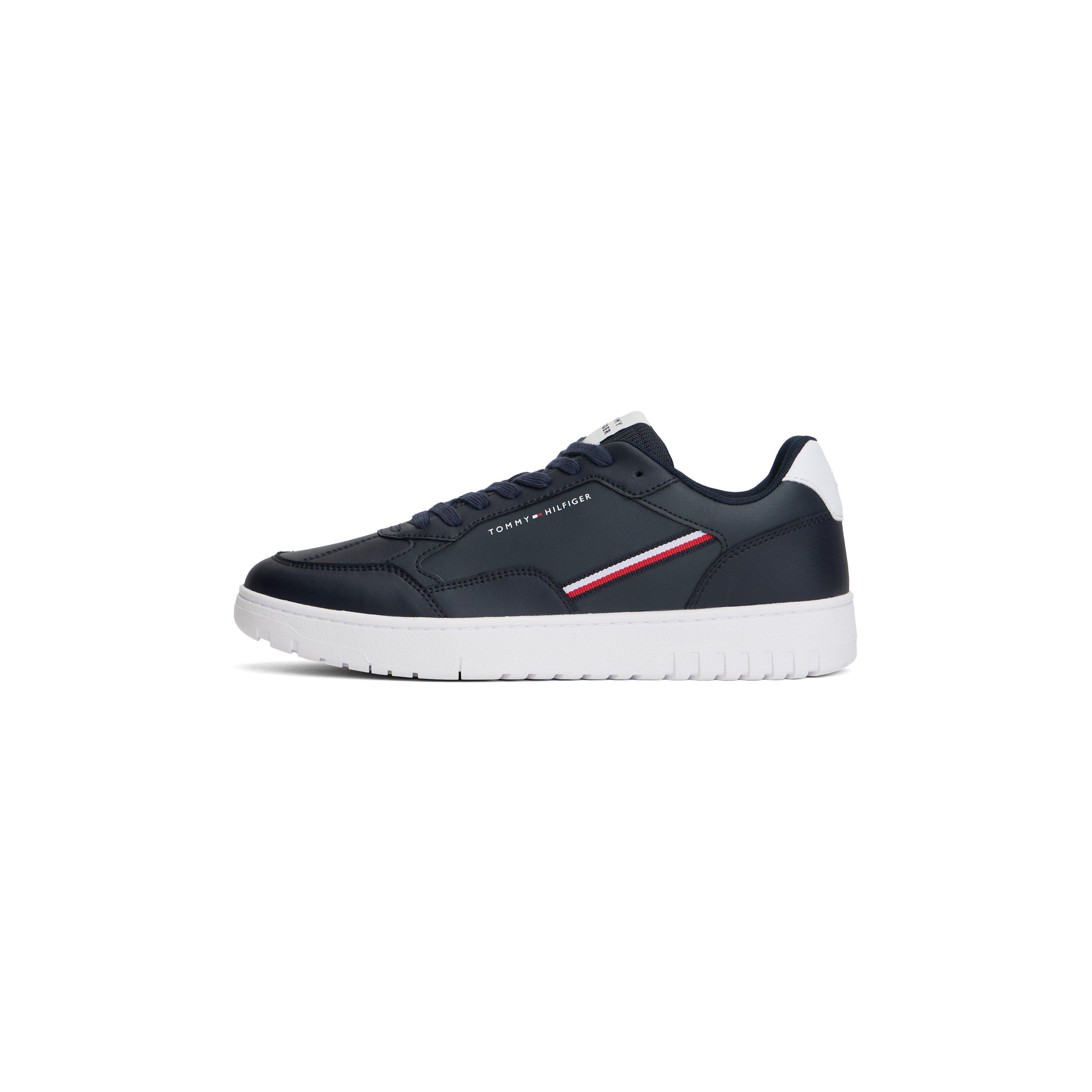 Tommy Hilfiger Men's Basket Stripe Low-Top Trainers - Desert Sky - 7 (41)