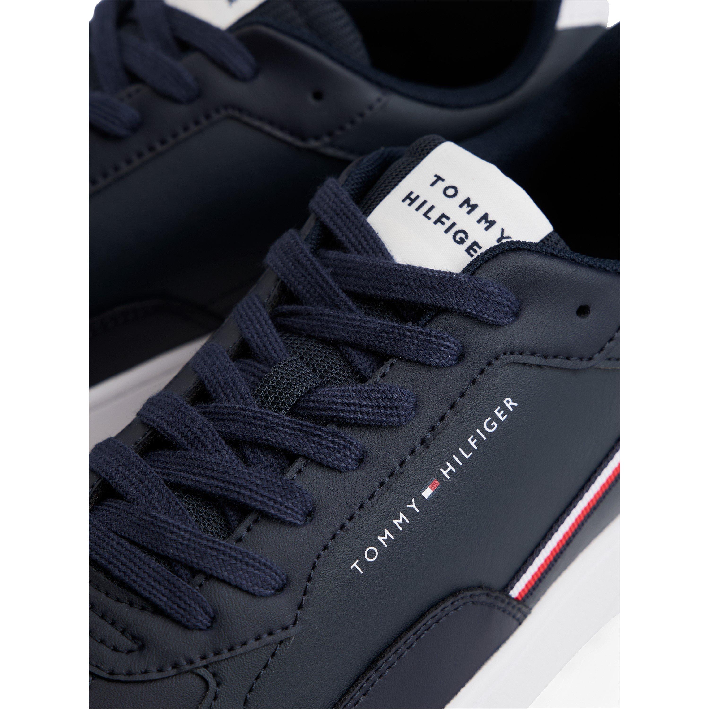 Desert Sky - Tommy Hilfiger - Men's Basket Stripe Low-Top Trainers - 4