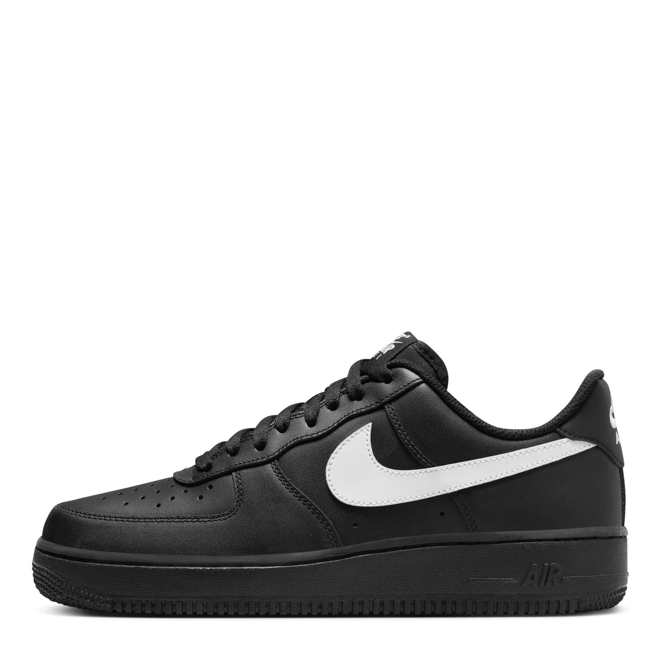 Black/White - Nike - Air Force 1 07 Trainers - 2