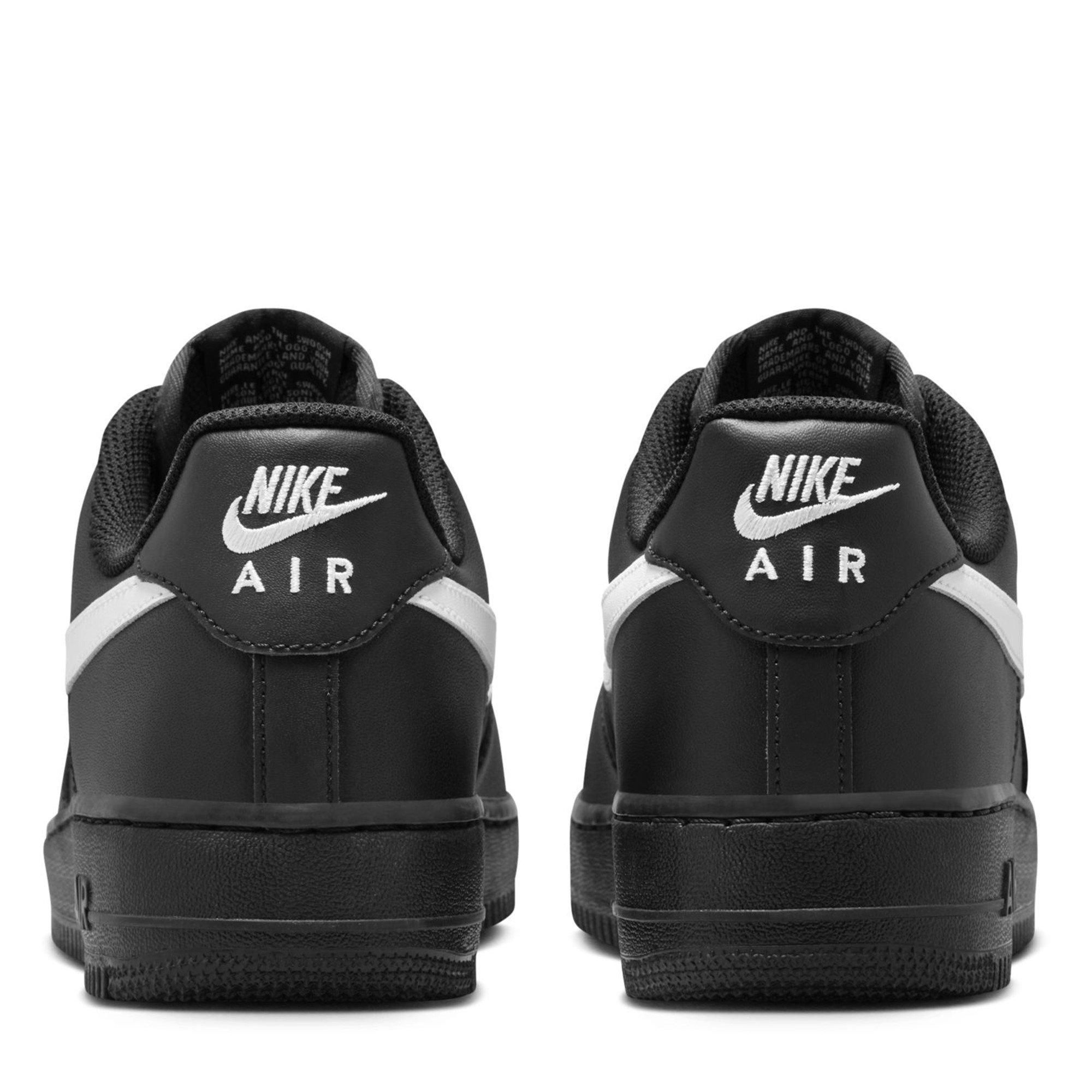 Black/White - Nike - Air Force 1 07 Trainers - 6