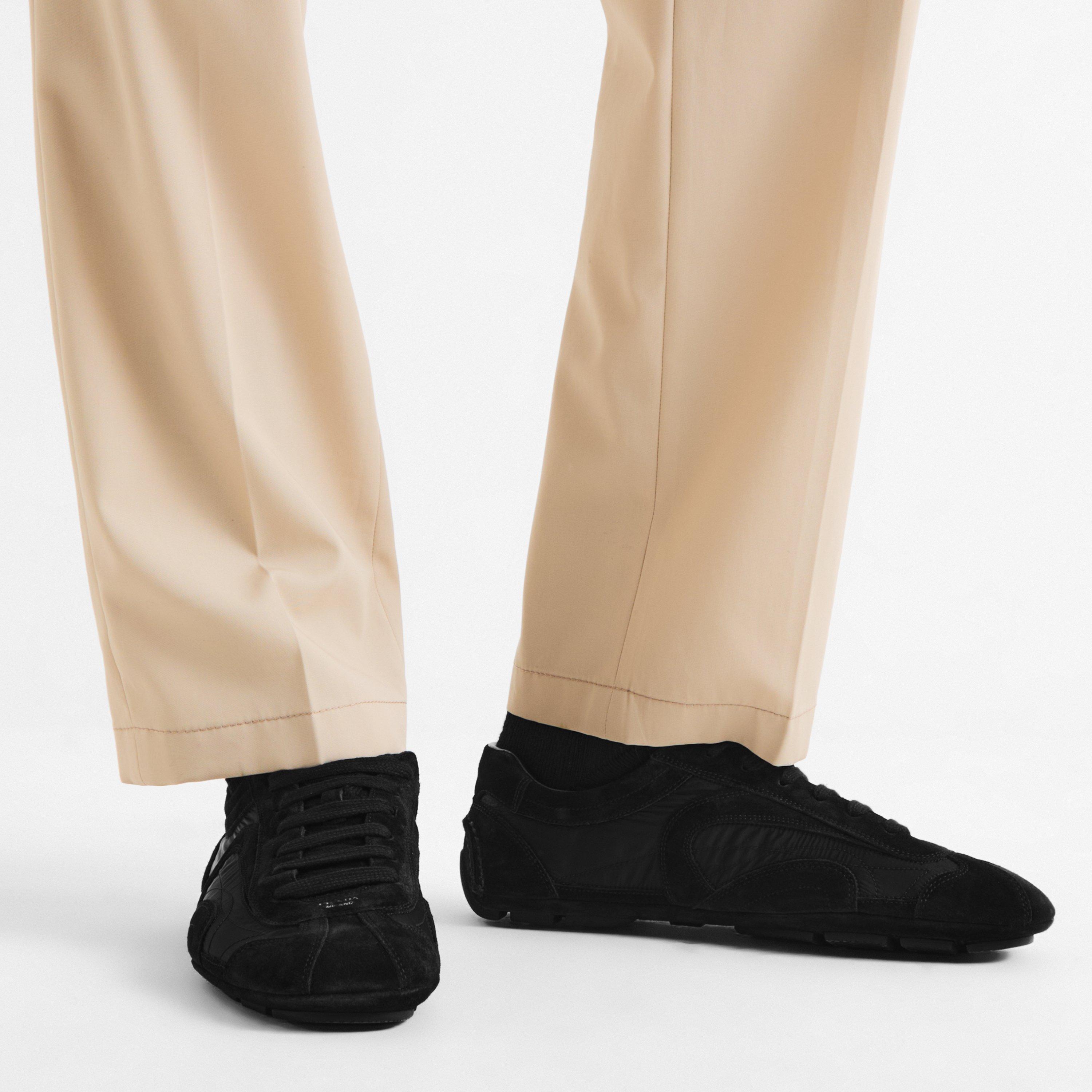 Black/Black - Prada - Men's Low-Top Trainers - 3