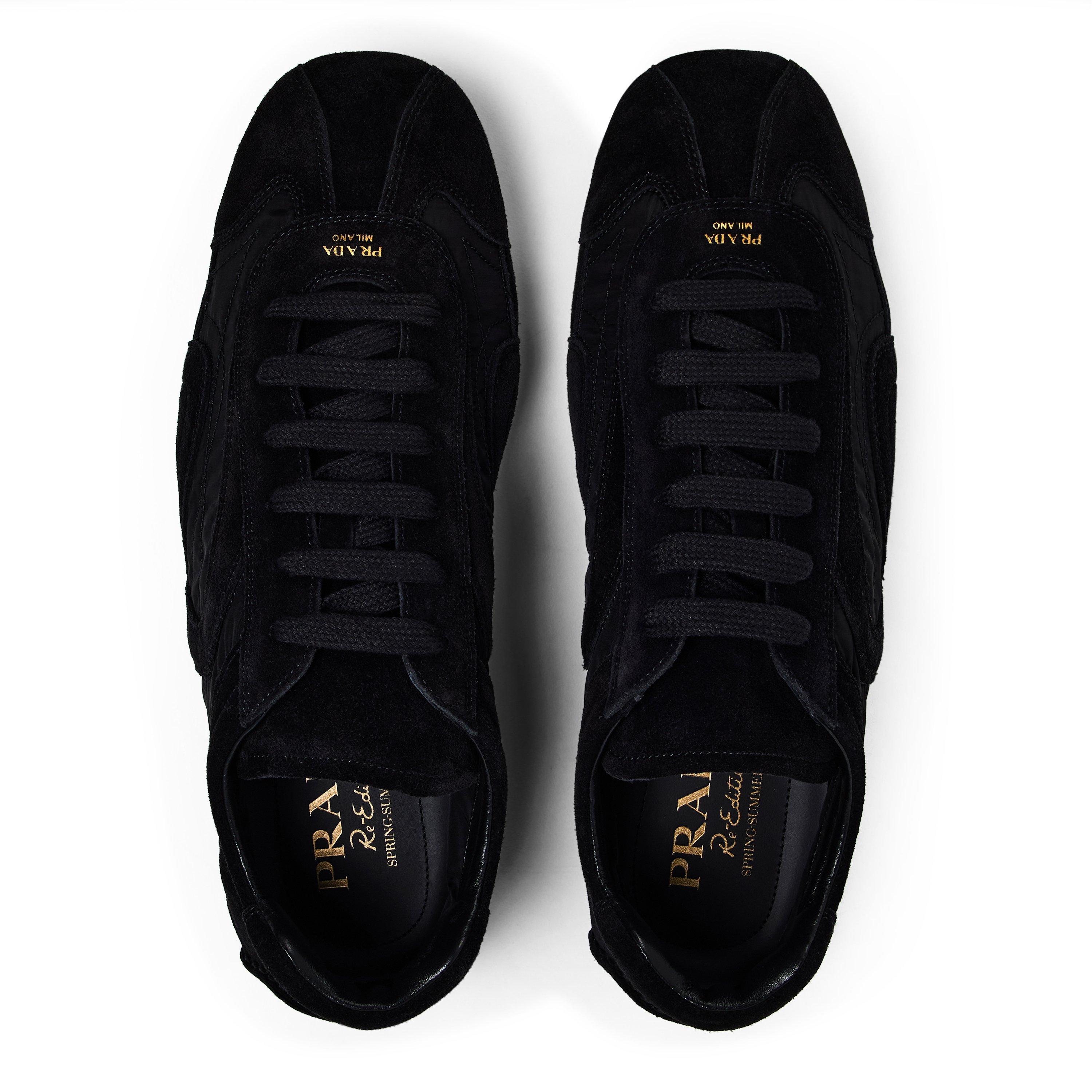 Black/Black - Prada - Men's Low-Top Trainers - 4