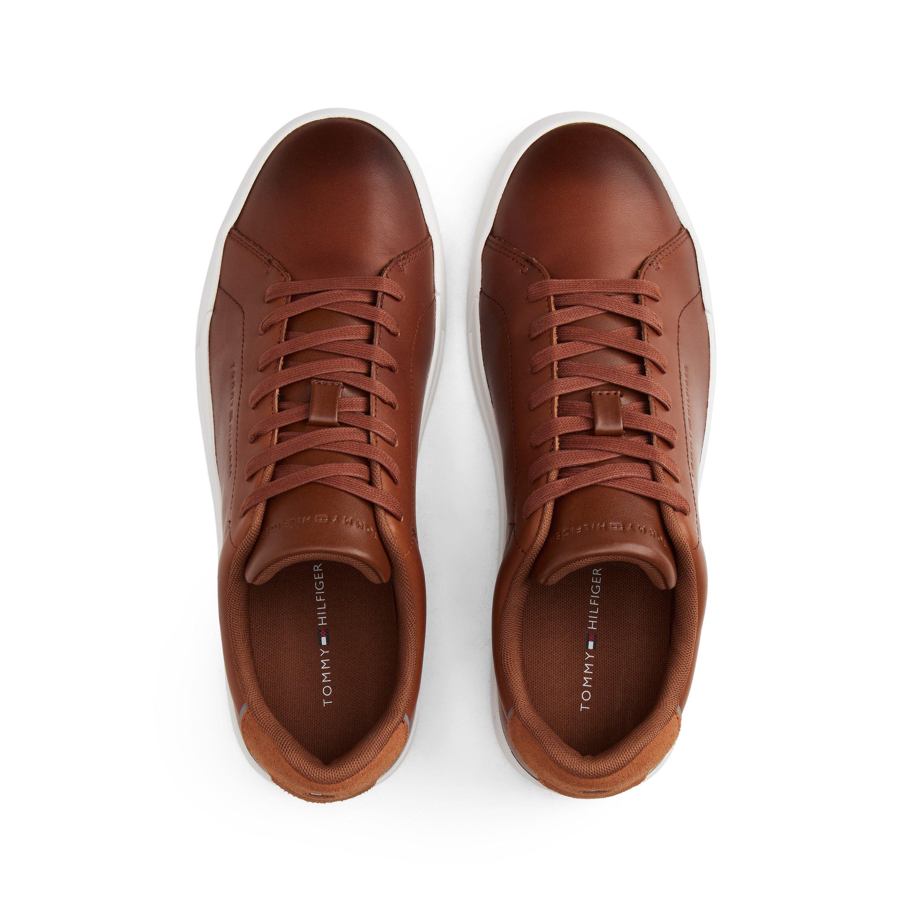 Winter Cognac - Tommy Hilfiger - Men's Core Court Low-Top Trainers - 3