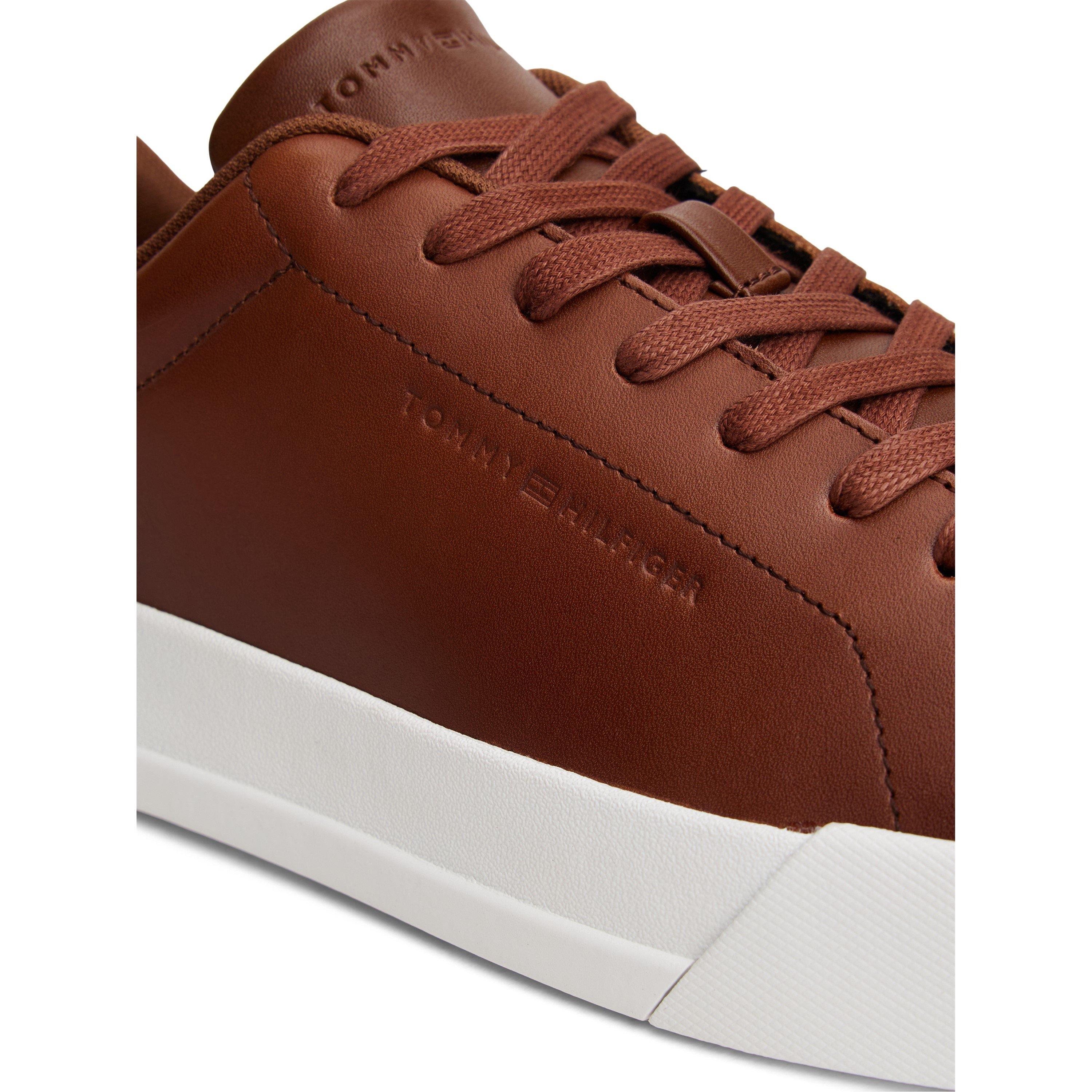 Winter Cognac - Tommy Hilfiger - Men's Core Court Low-Top Trainers - 5