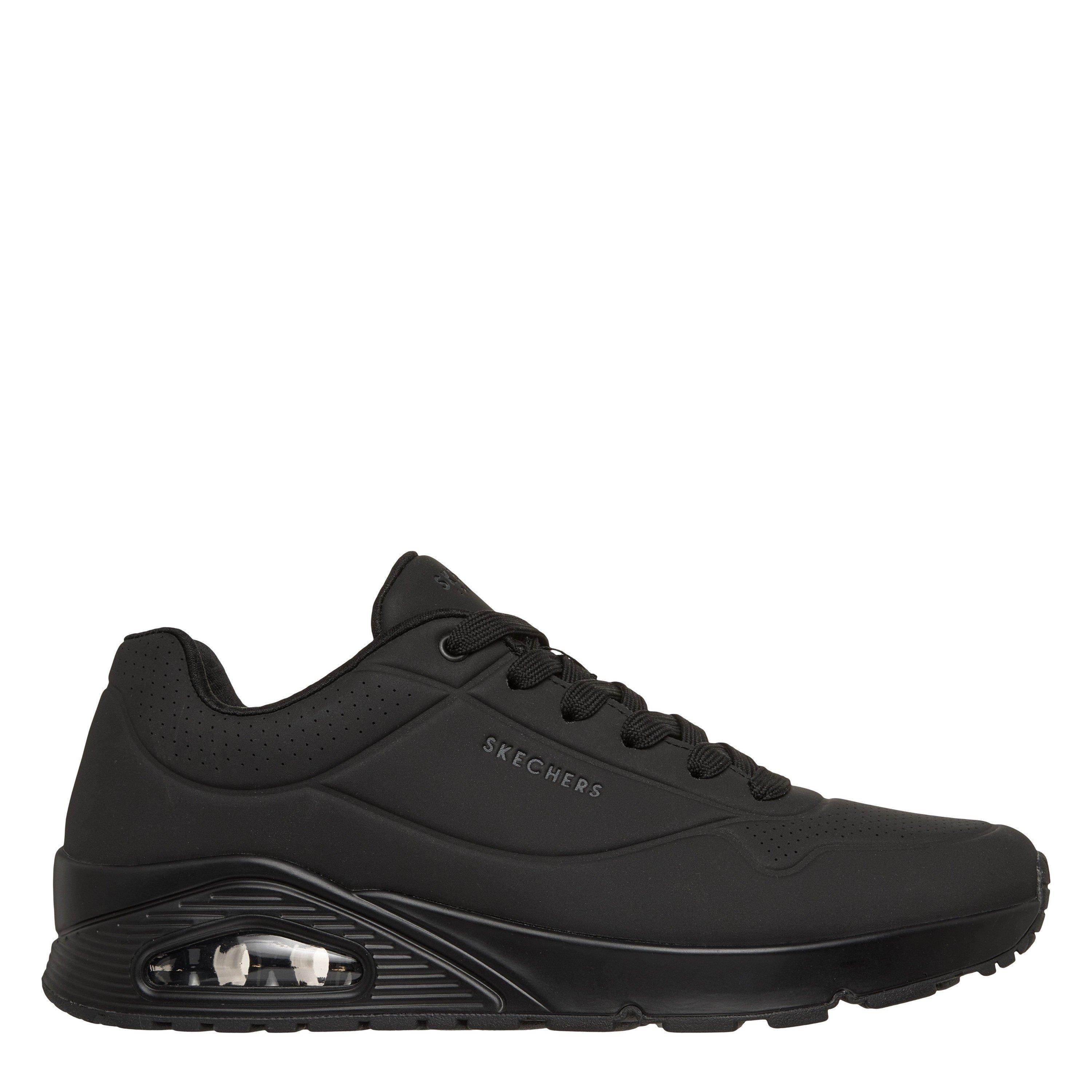 Skechers Men's Uno Stand On Air Trainers - Triple Black - 8.5 (42.5)
