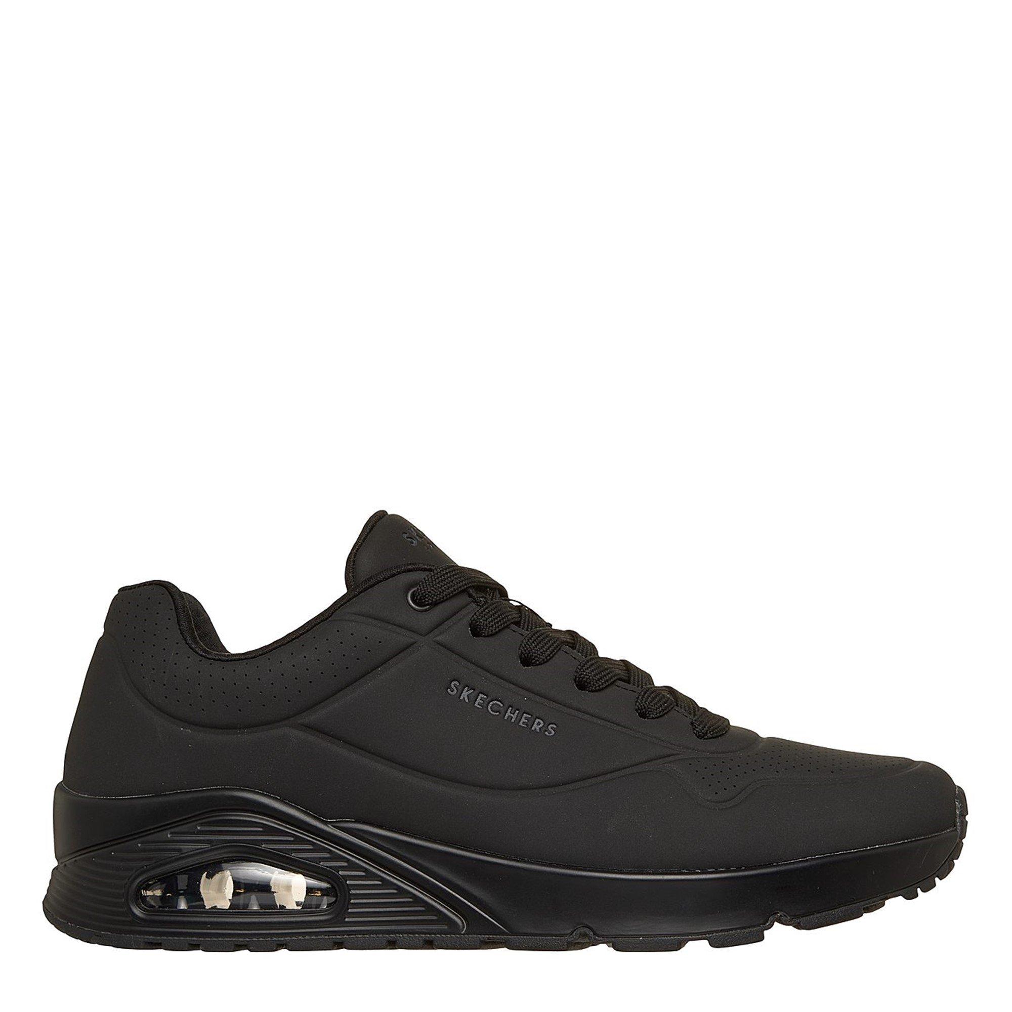 Triple Black - Skechers - UNO Stand On Air Trainers Mens - 3