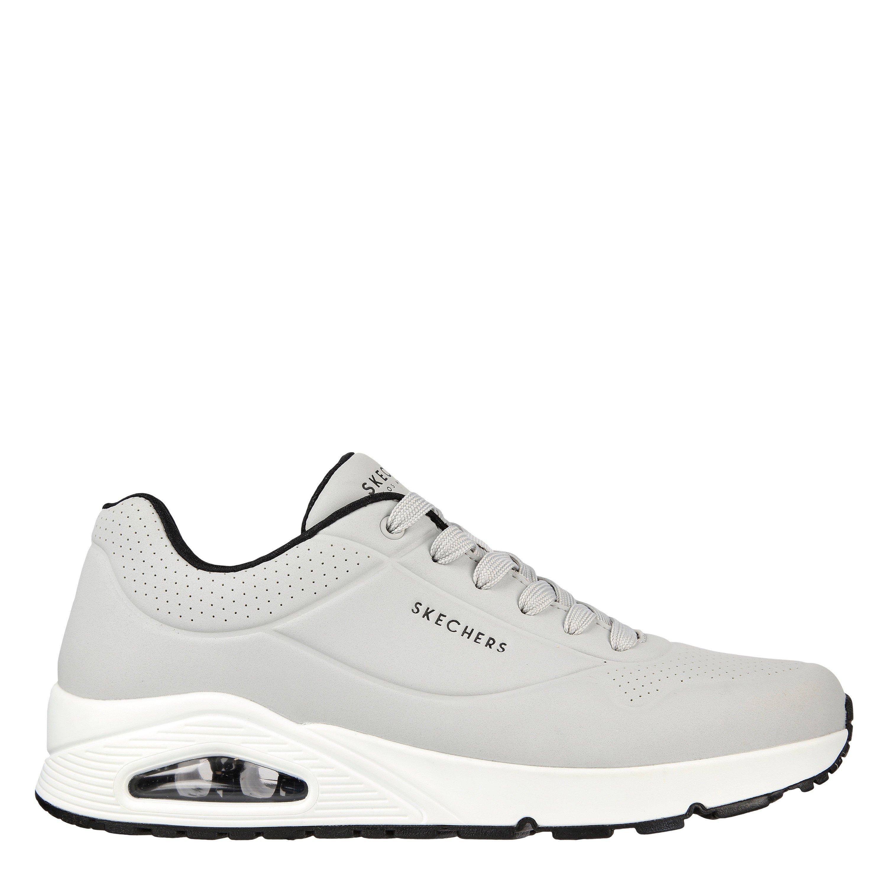Skechers Men's Uno Stand On Air Trainers - Light Grey - 11 (46)