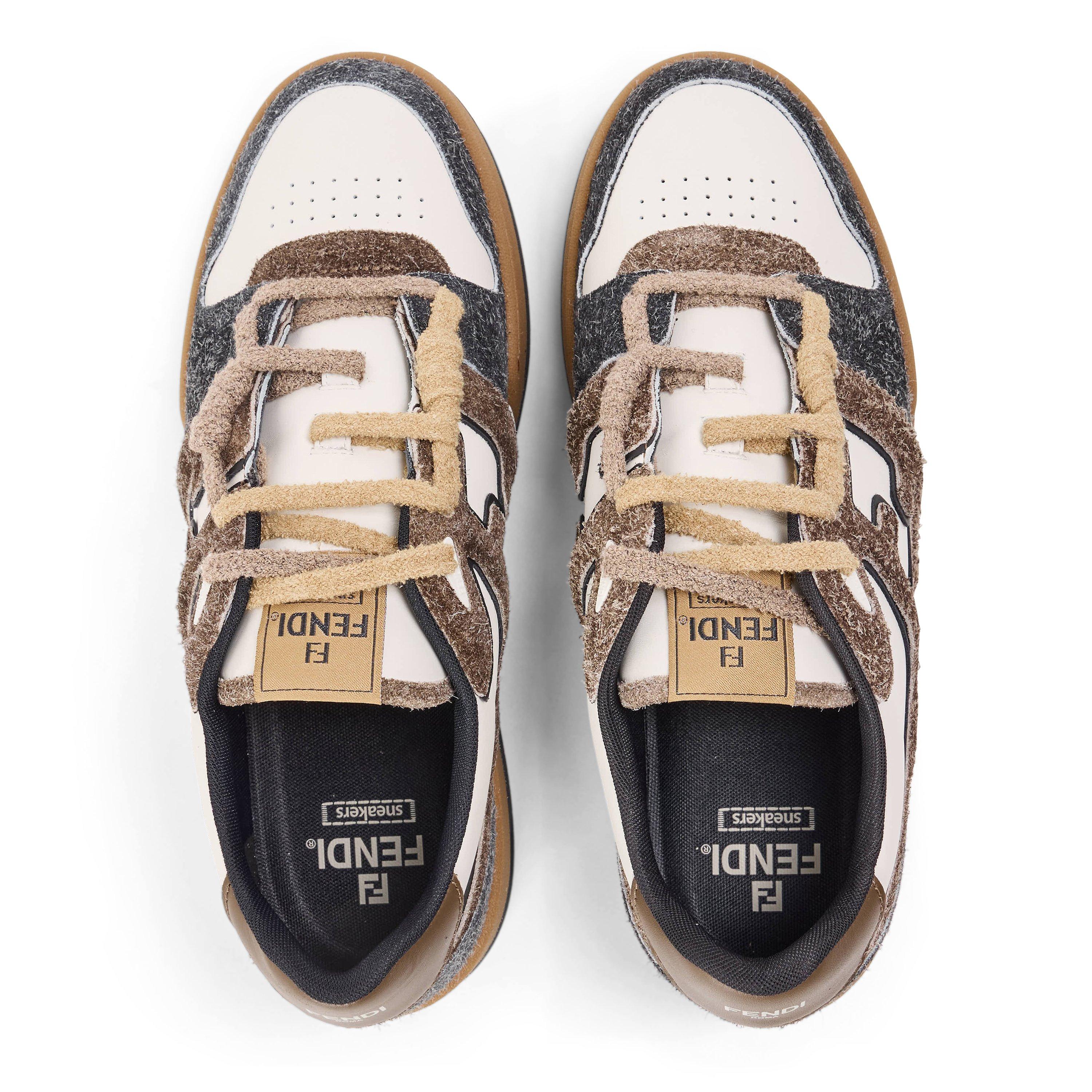 White/Brwn - Fendi - Fendi Match Sneaker Sn62 - 4