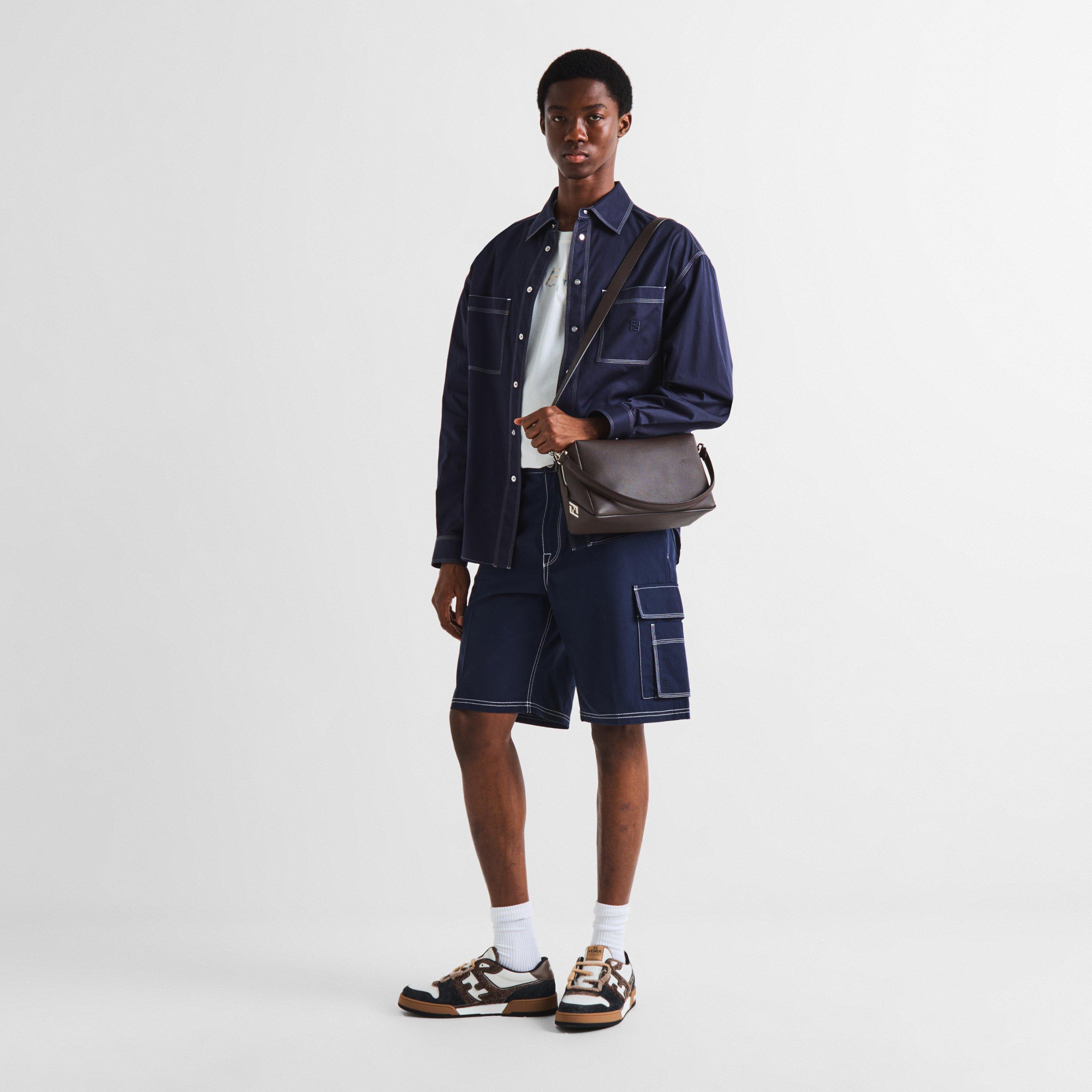 White/Brwn - Fendi - Men's Low-Top Trainers - 6