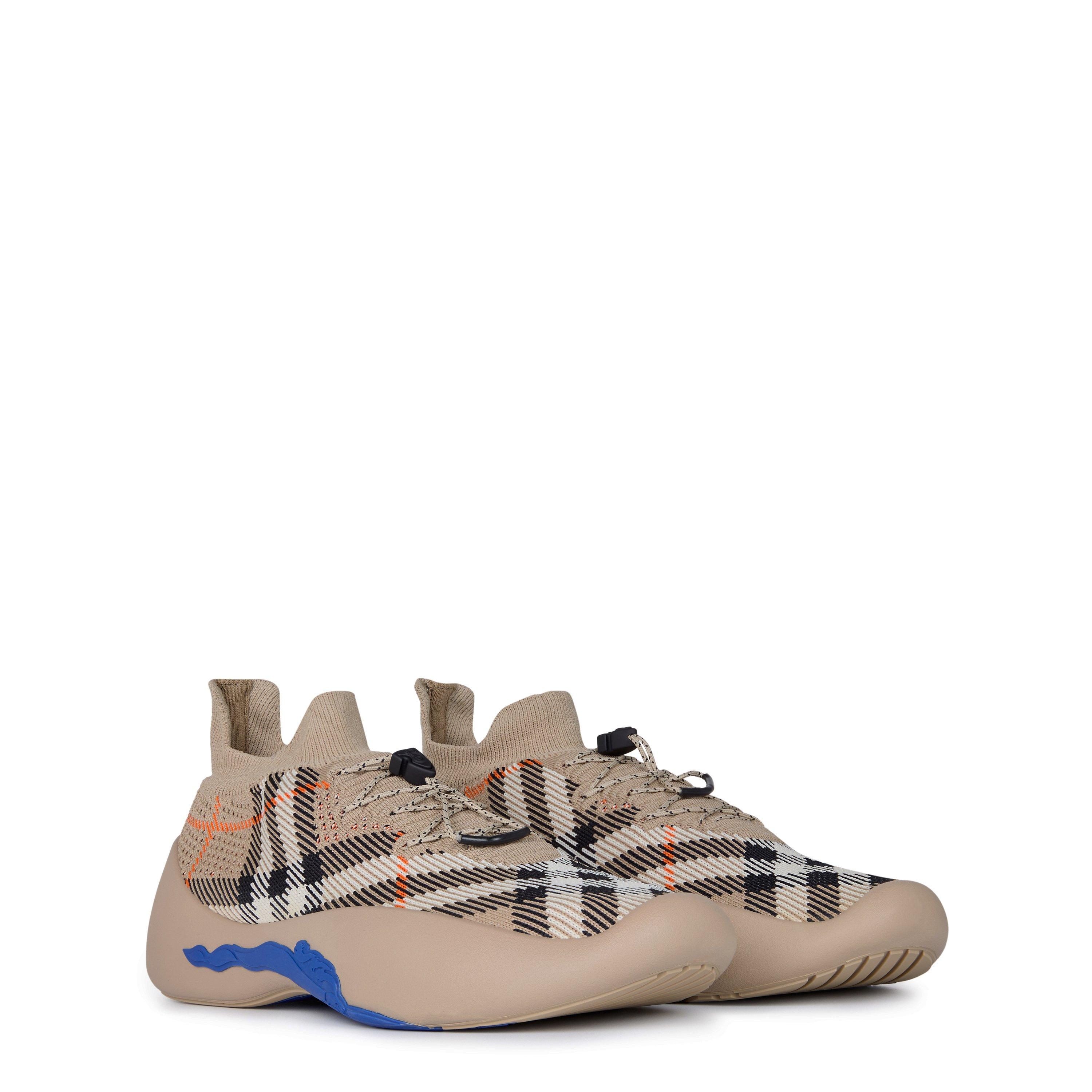 Sand Ip Check - Burberry - Vintage Check Neptune Sneakers - 4
