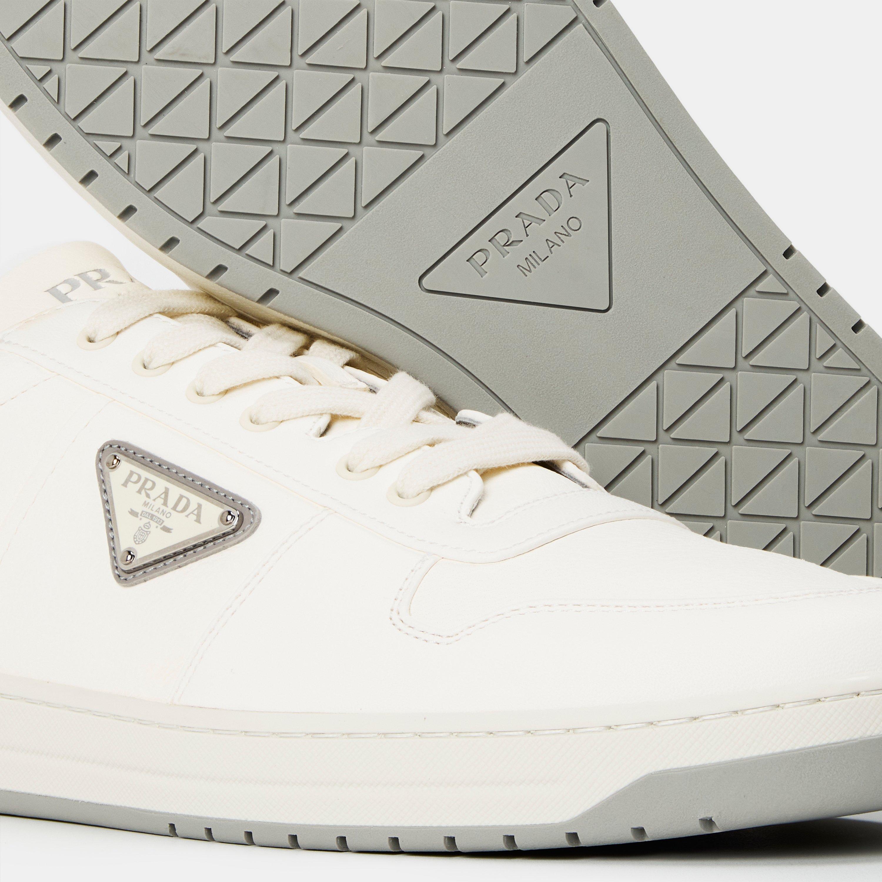 Ivory - Prada - Men's Downtown Low-Top Trainers - 3