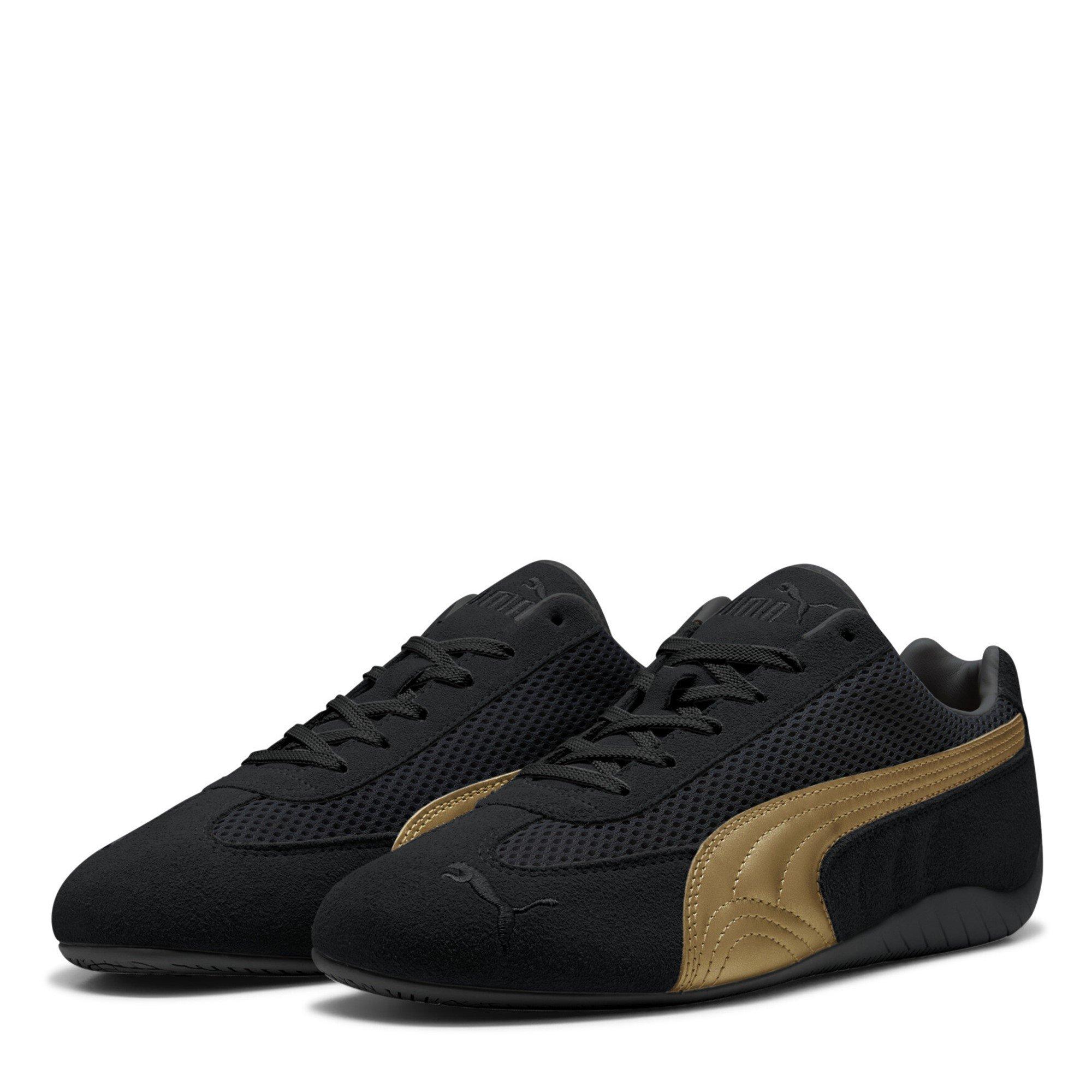 Black/Gold - Puma - Men's Speedcat Low-Top Trainers - 1