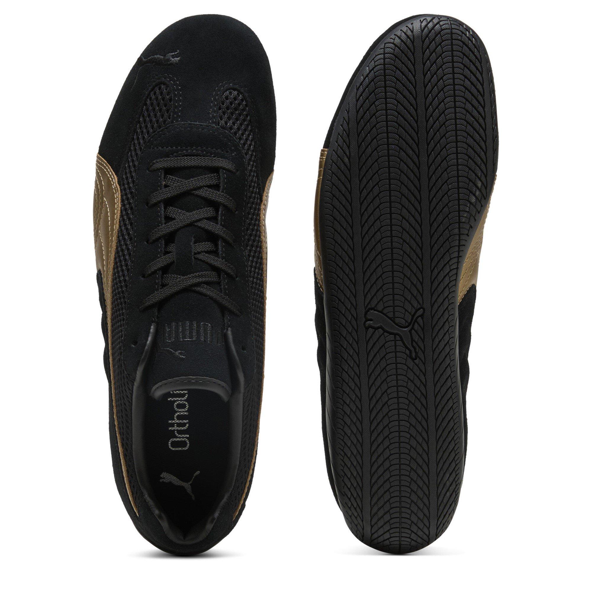 Black/Gold - Puma - Men's Speedcat Low-Top Trainers - 4