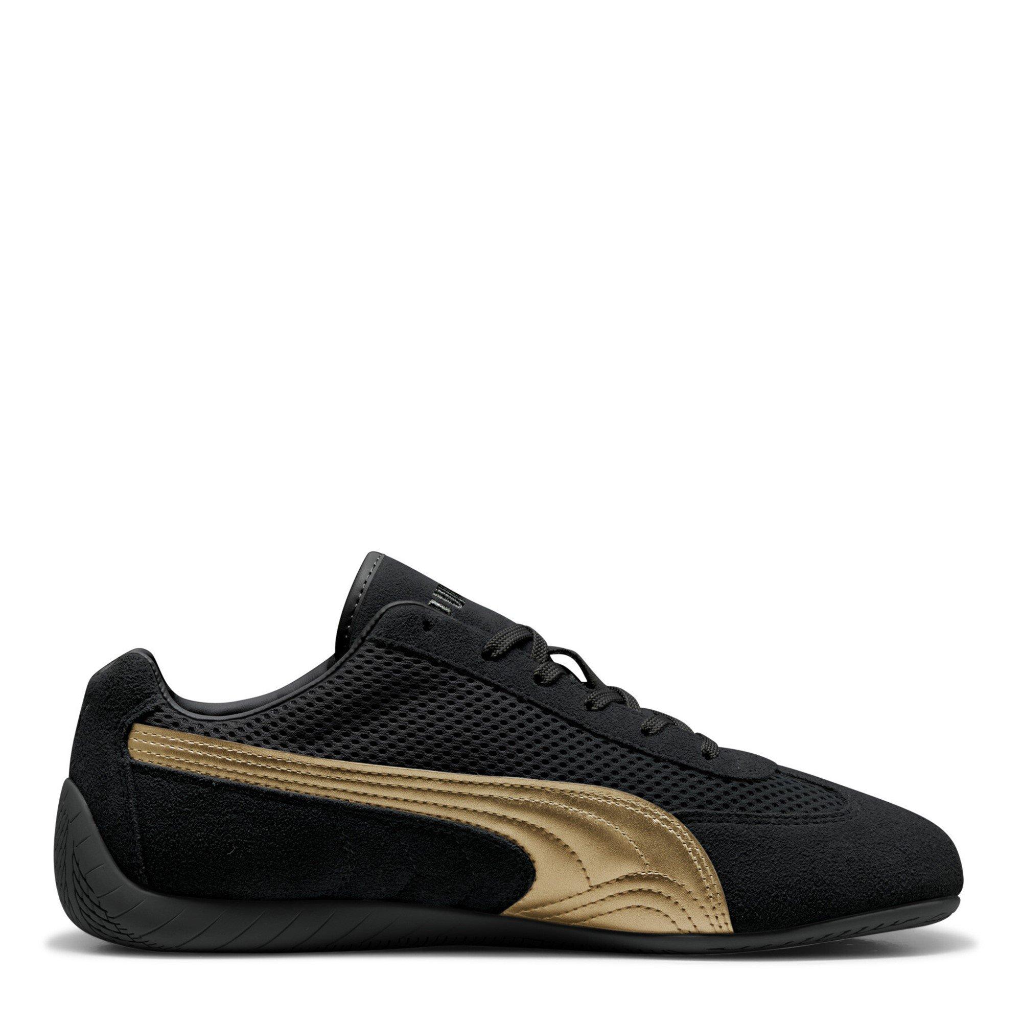Black/Gold - Puma - Men's Speedcat Low-Top Trainers - 5