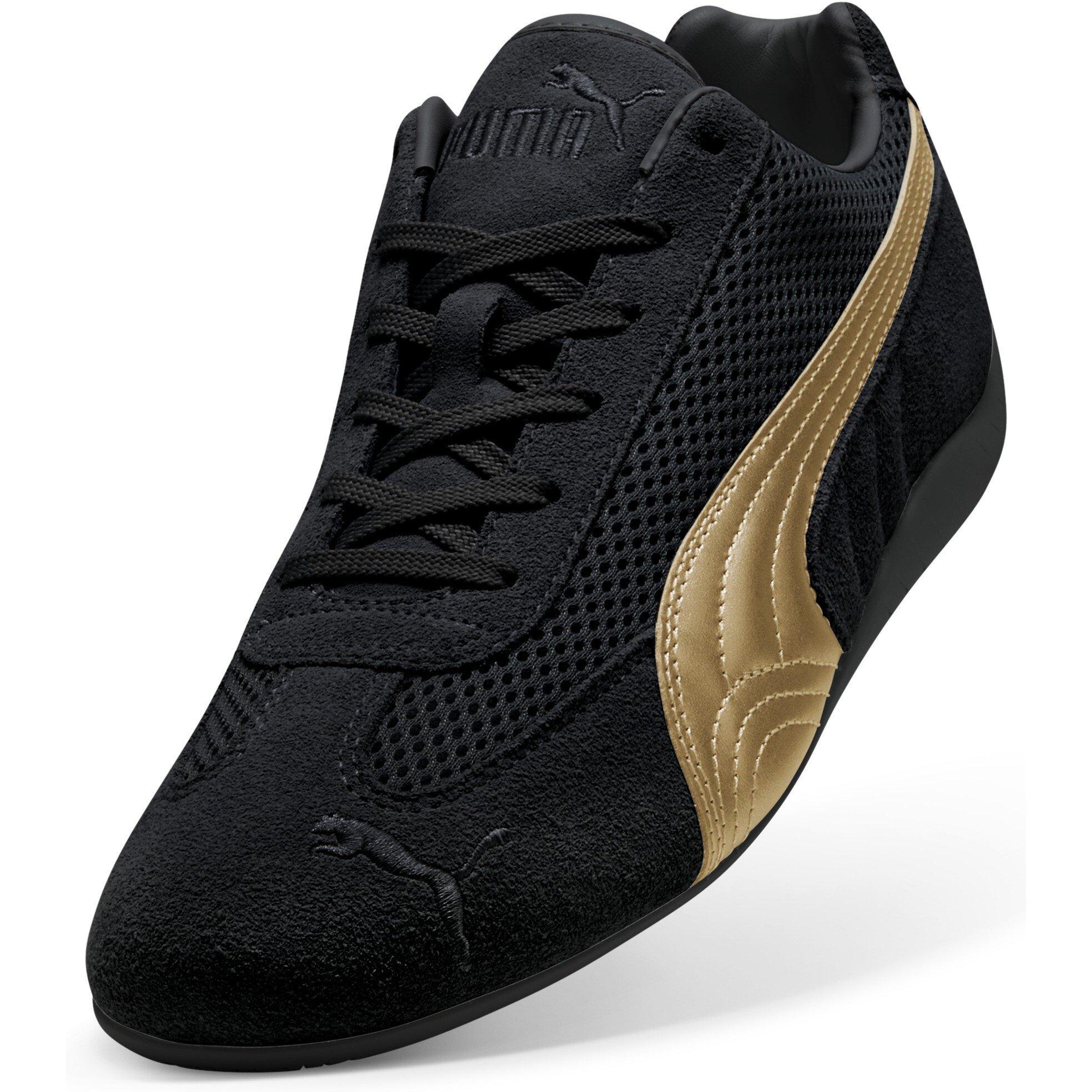 Black/Gold - Puma - Men's Speedcat Low-Top Trainers - 8
