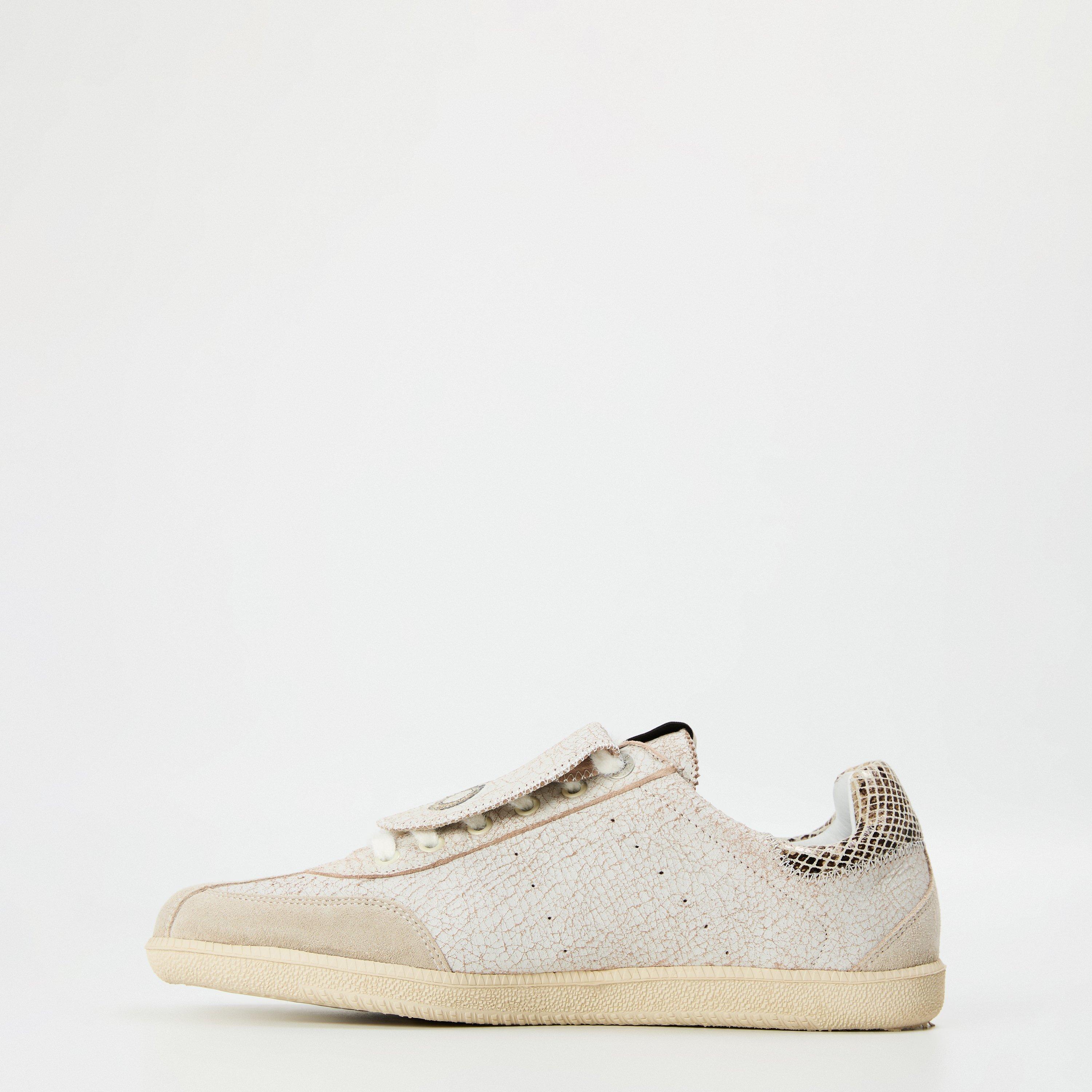 White/Snake - Duke and Dexter - Men's Low Trainers - 2