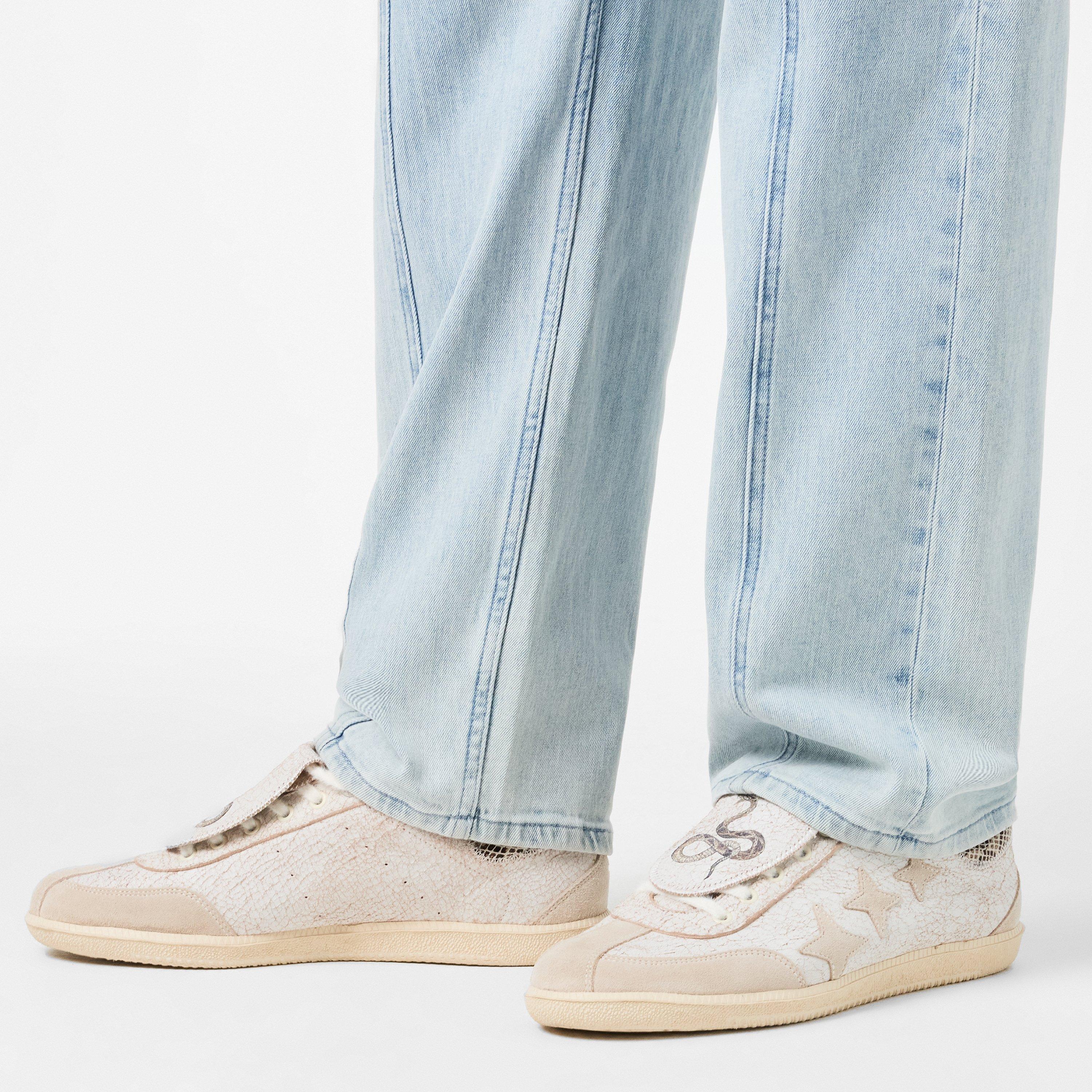 White/Snake - Duke and Dexter - Men's Low Trainers - 3