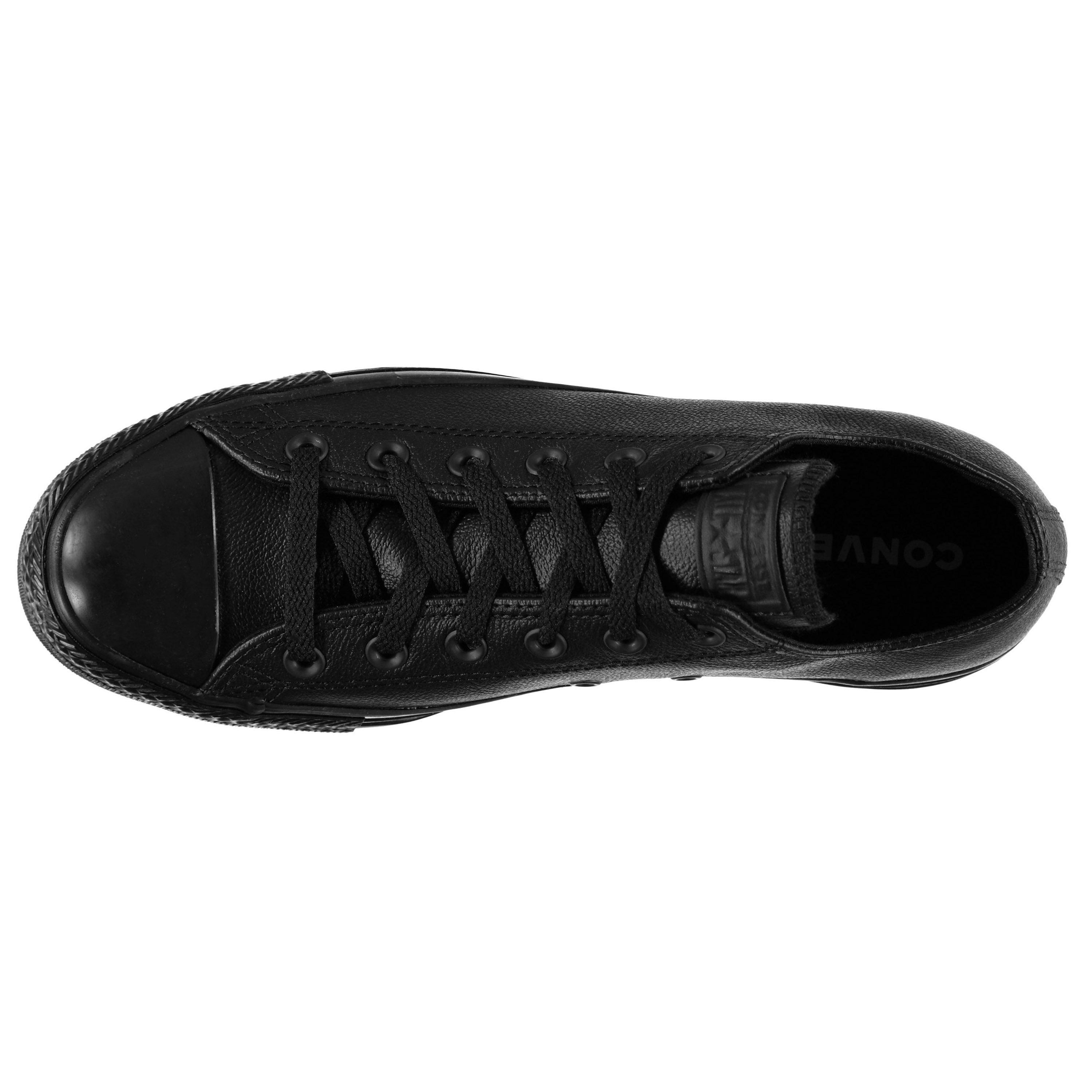 Nero 001 - Converse - Chuck Taylor All Star Mono Leather Trainers - 3