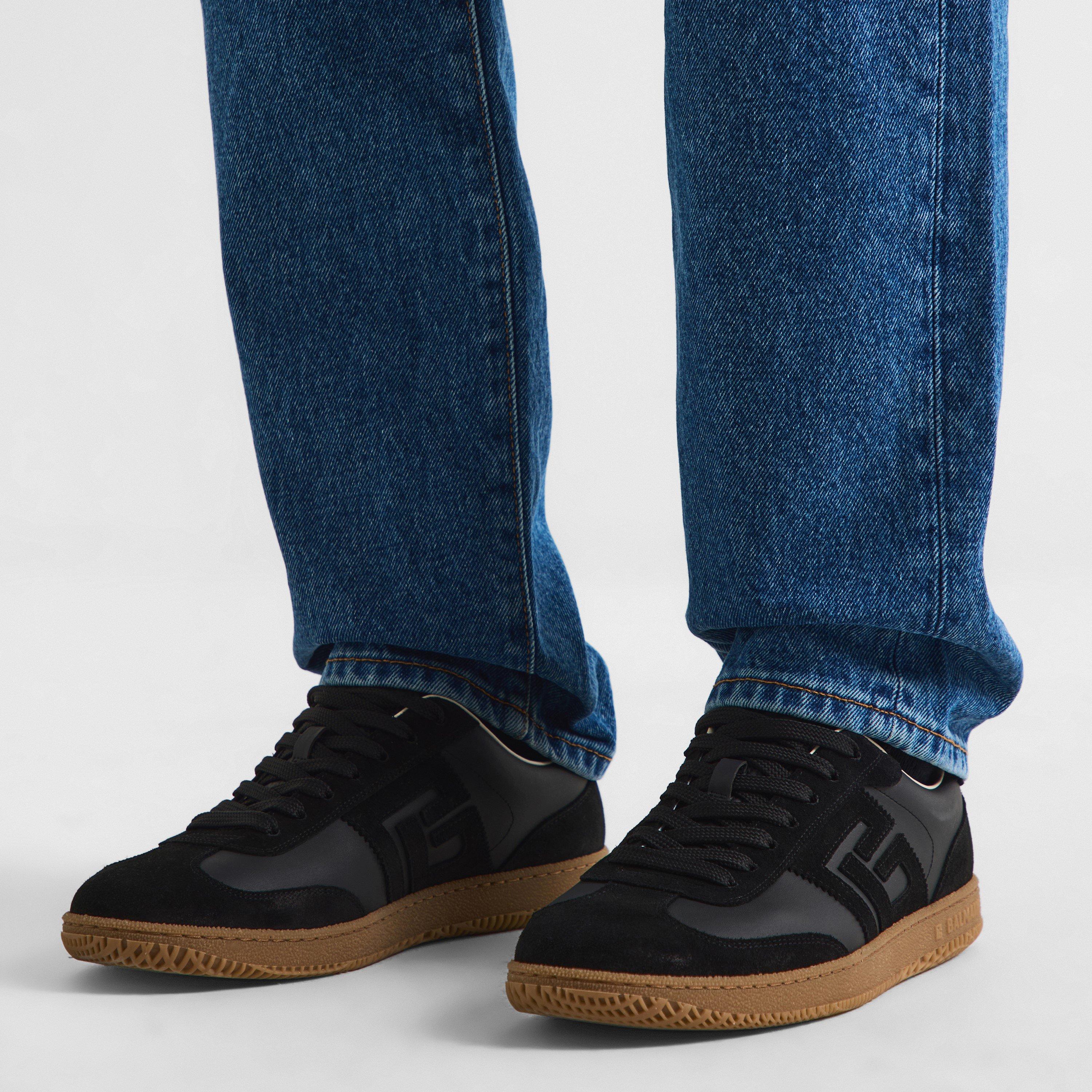 Black - Balmain - Balmain Swan Sneaker Sn64 - 3