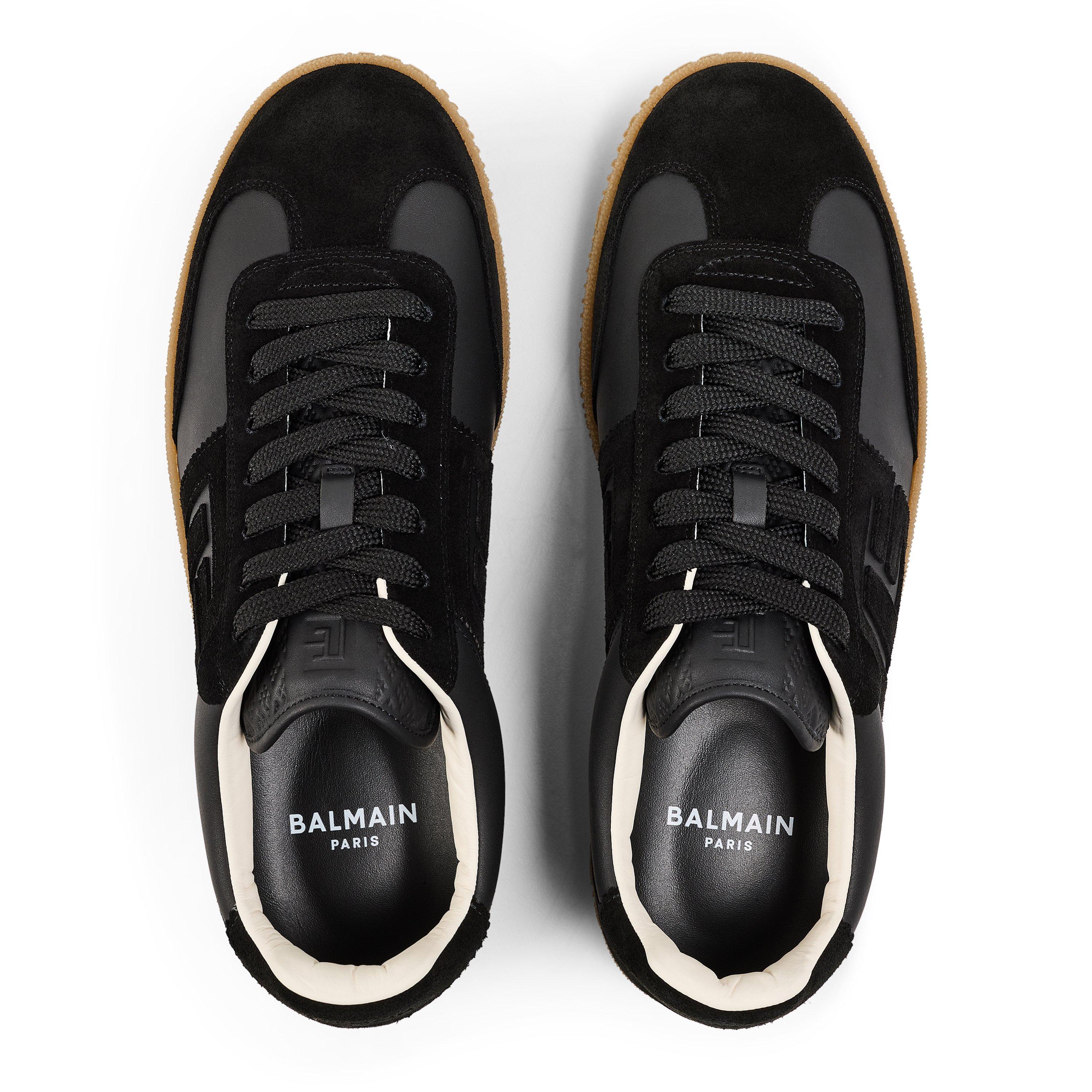 Black - Balmain - Balmain Swan Sneaker Sn64 - 4