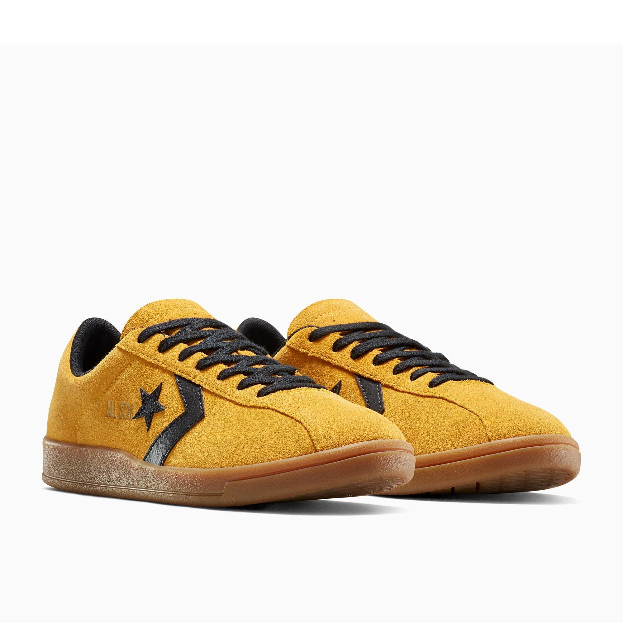 701-Yellow/Bl - Converse - Unisex Classic Trainer Suede Trainers - 3
