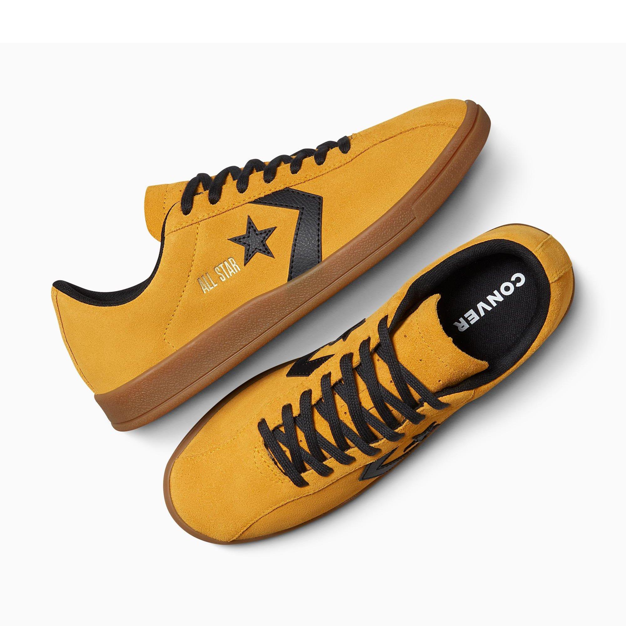 701-Yellow/Bl - Converse - Unisex Classic Trainer Suede Trainers - 4