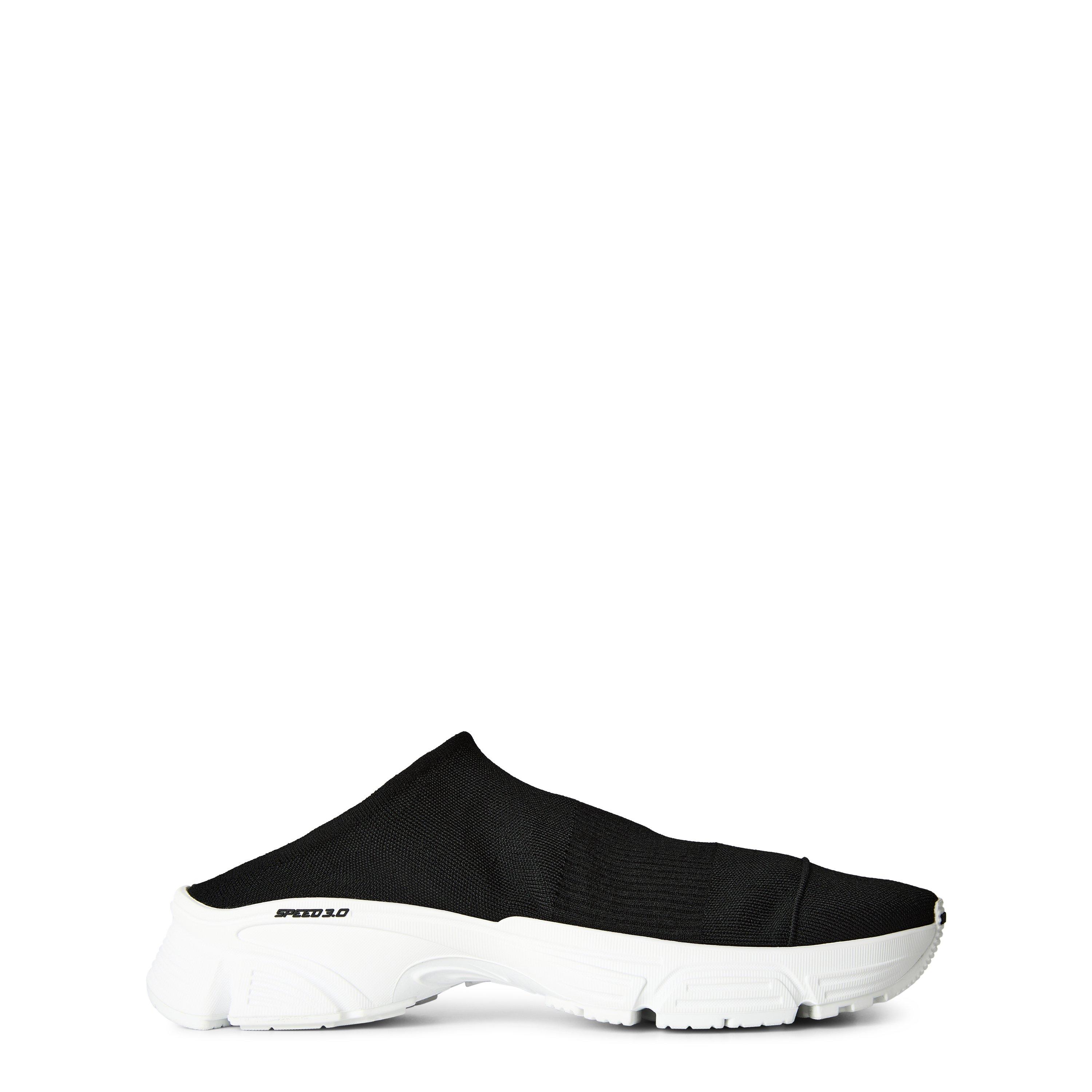 Balenciaga Men's Low-Top Trainers - Black/White - Size 8 (42)