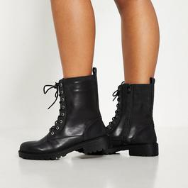 I Saw It First ISAWITFIRST Basic Lace Up Boots