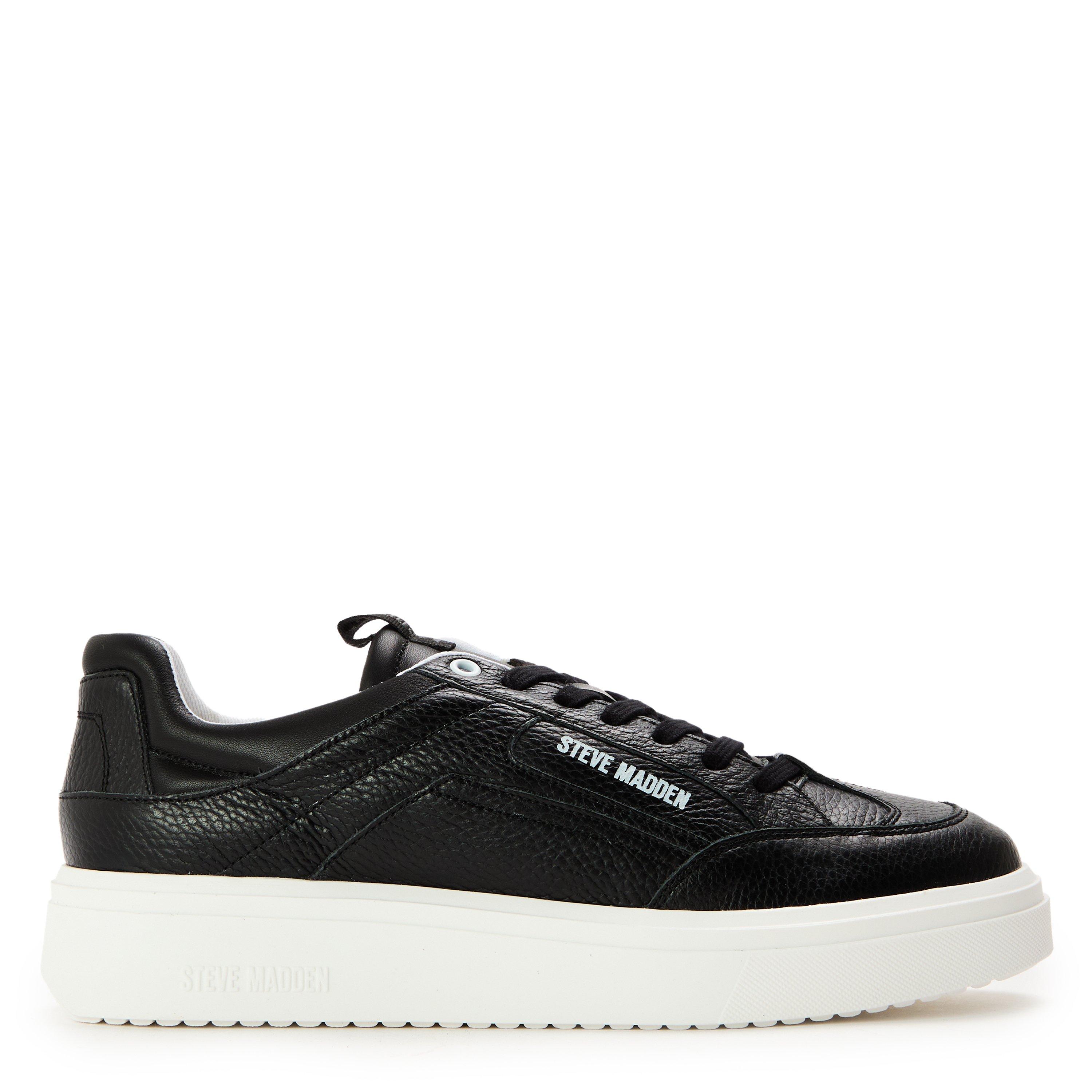 Black Lthr - Steve Madden - Men's Orlando Low-Top Trainers - 1